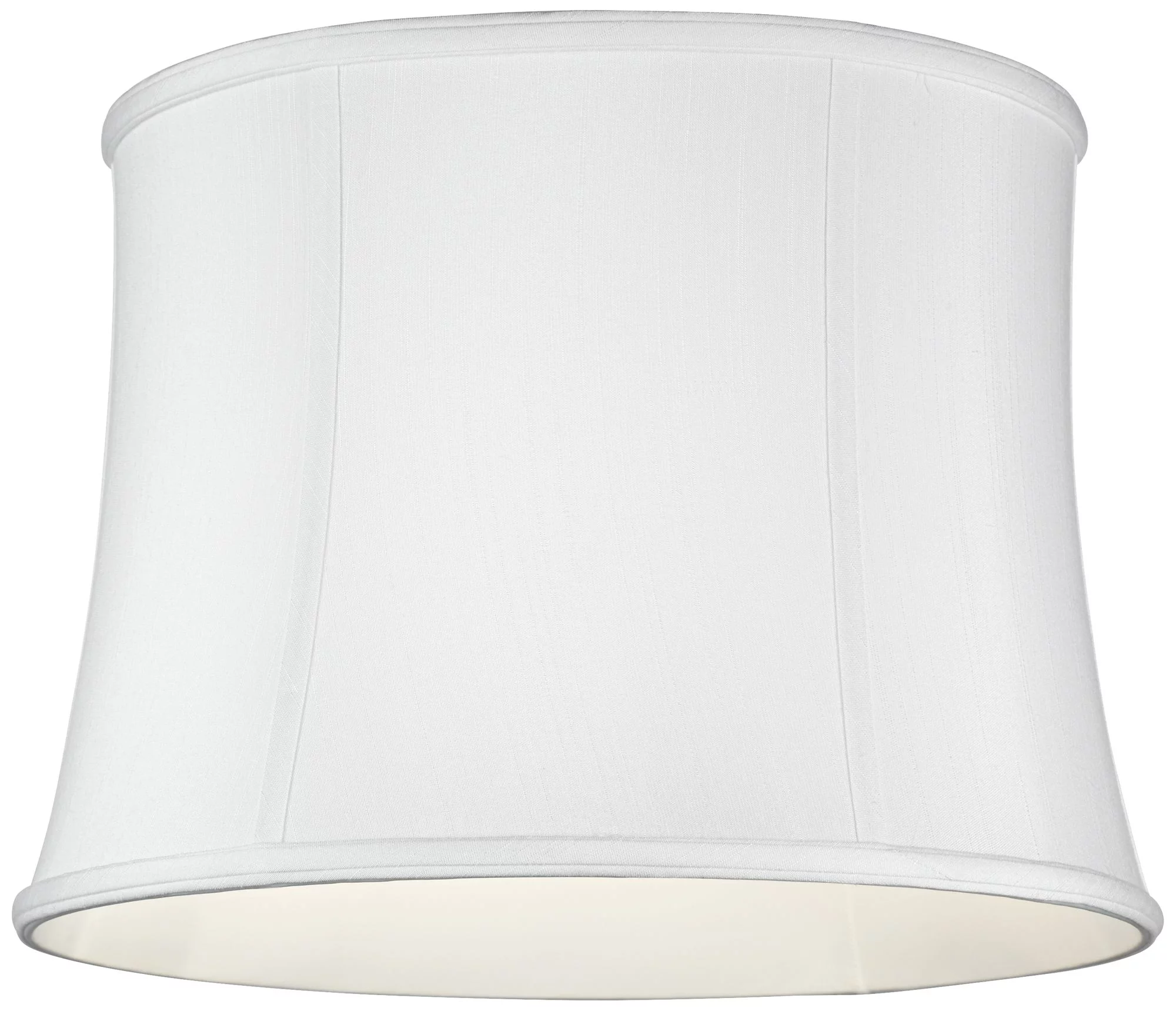 Imperial Shade Set of 2 Drum Lamp Shades White Medium 14