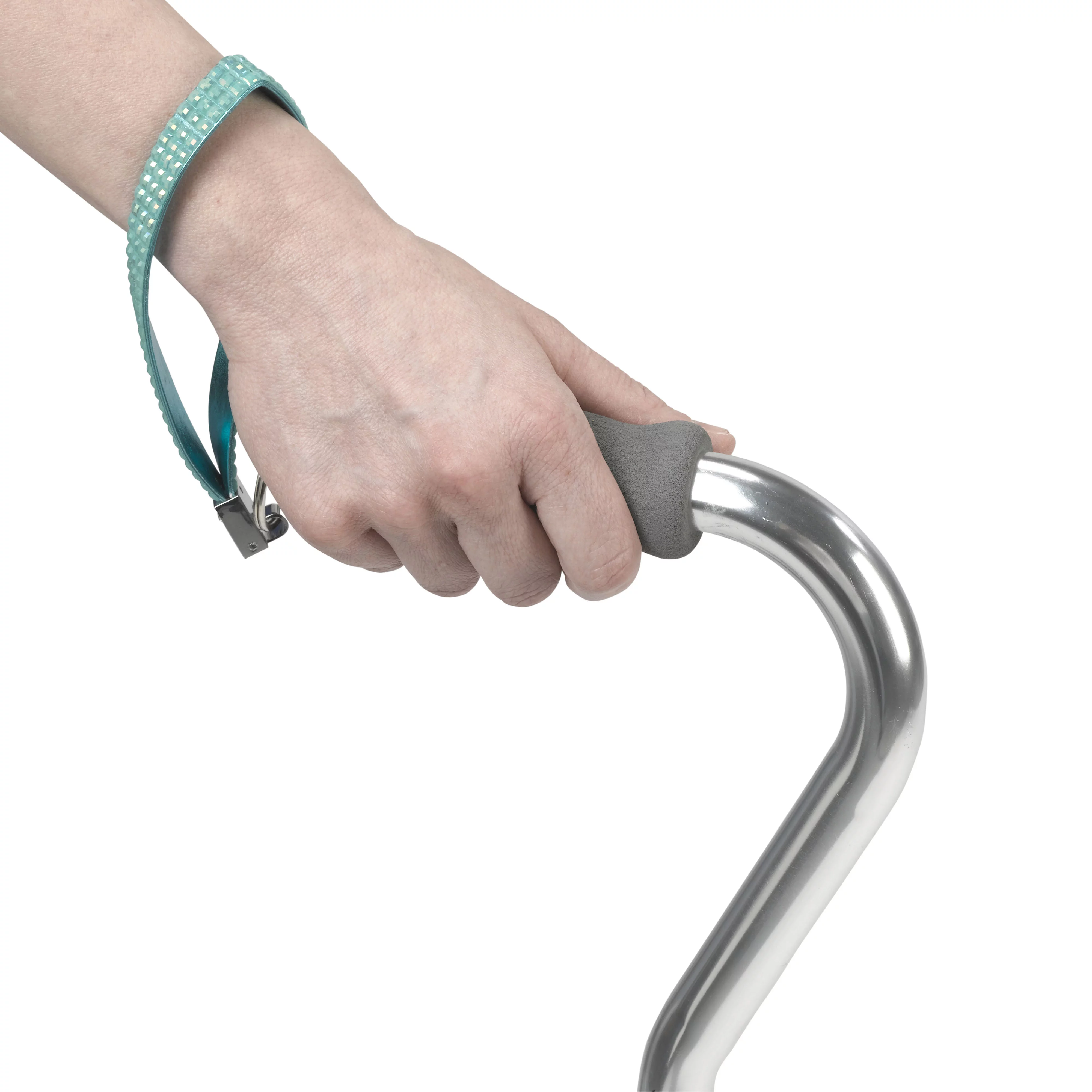 Drive Medical Bling Cane Strap, Teal