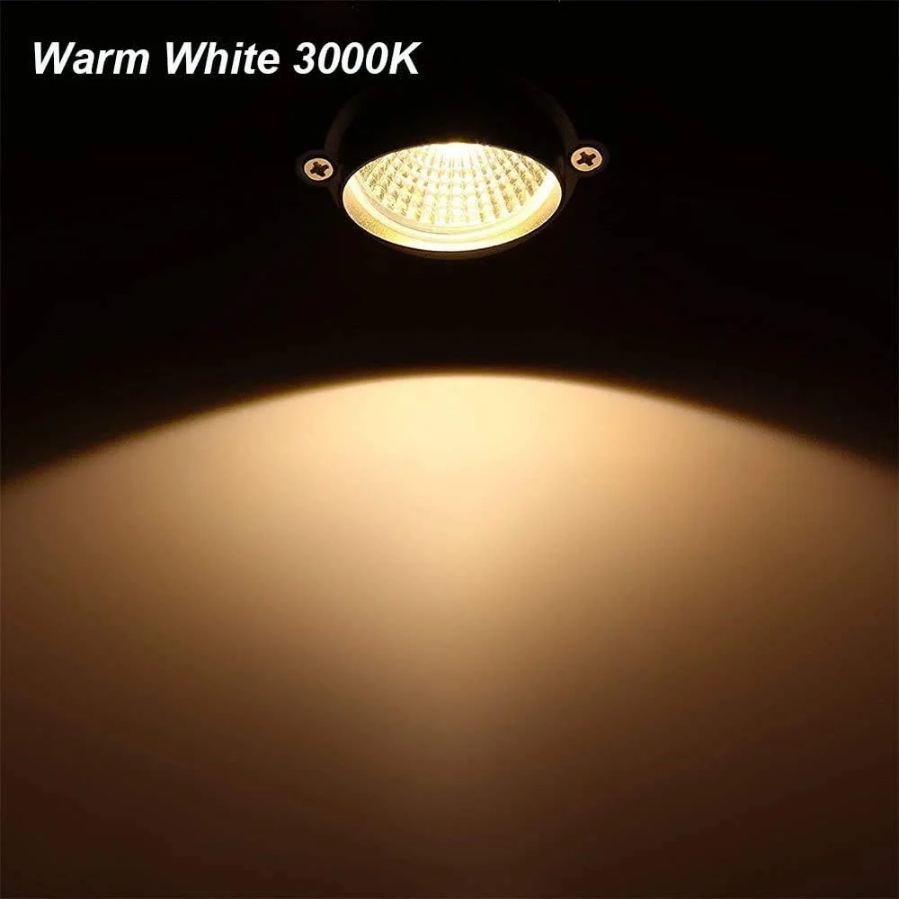 Outdoor LED Landscape Lights Waterproof Garden Yard Path Lighting, Decorative Walls Trees Flags Spotlights with Stakes (9W Cool White)