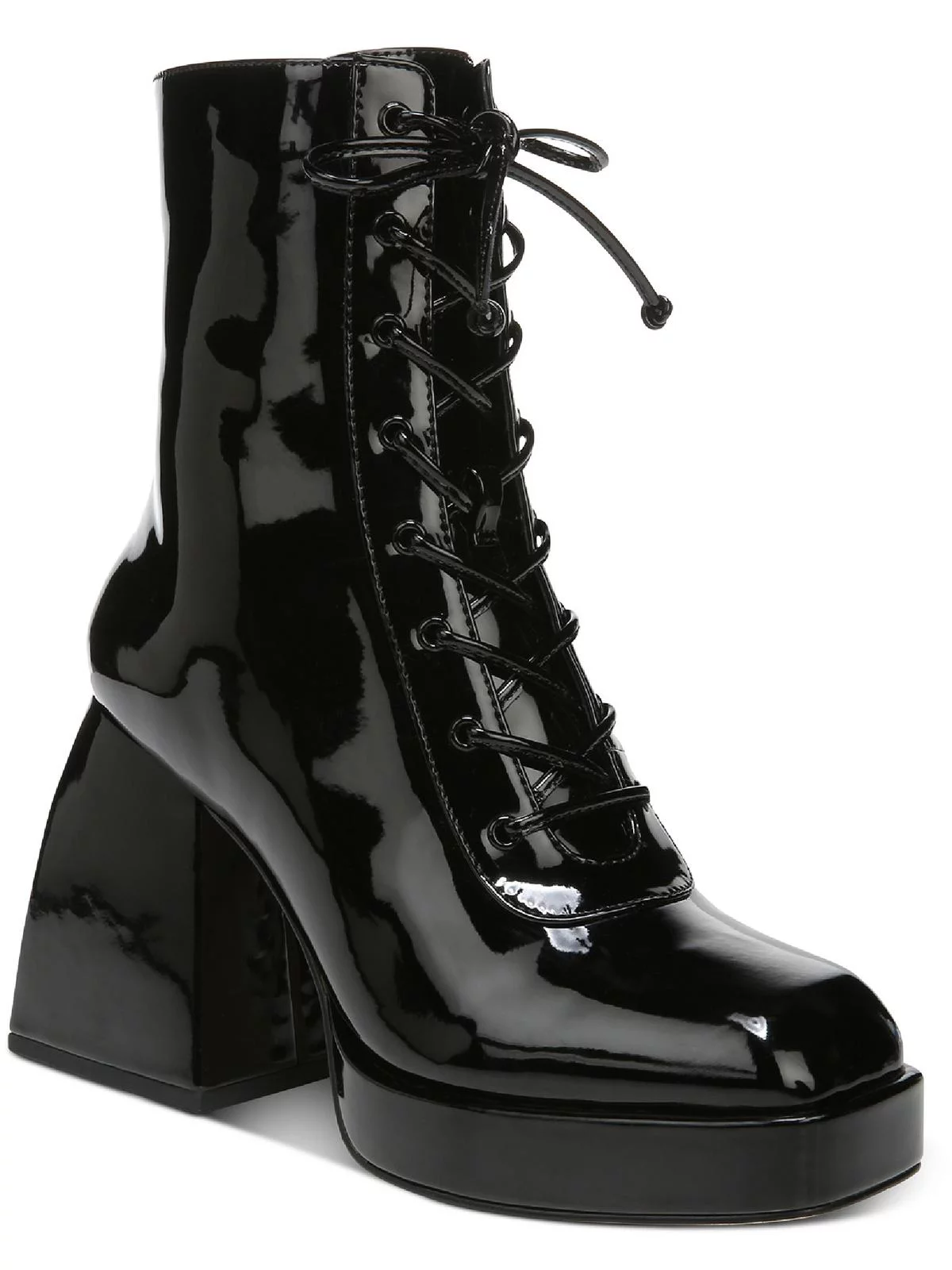 Circus by Sam Edelman Womens Kia Patent Platform Mid-Calf Boots