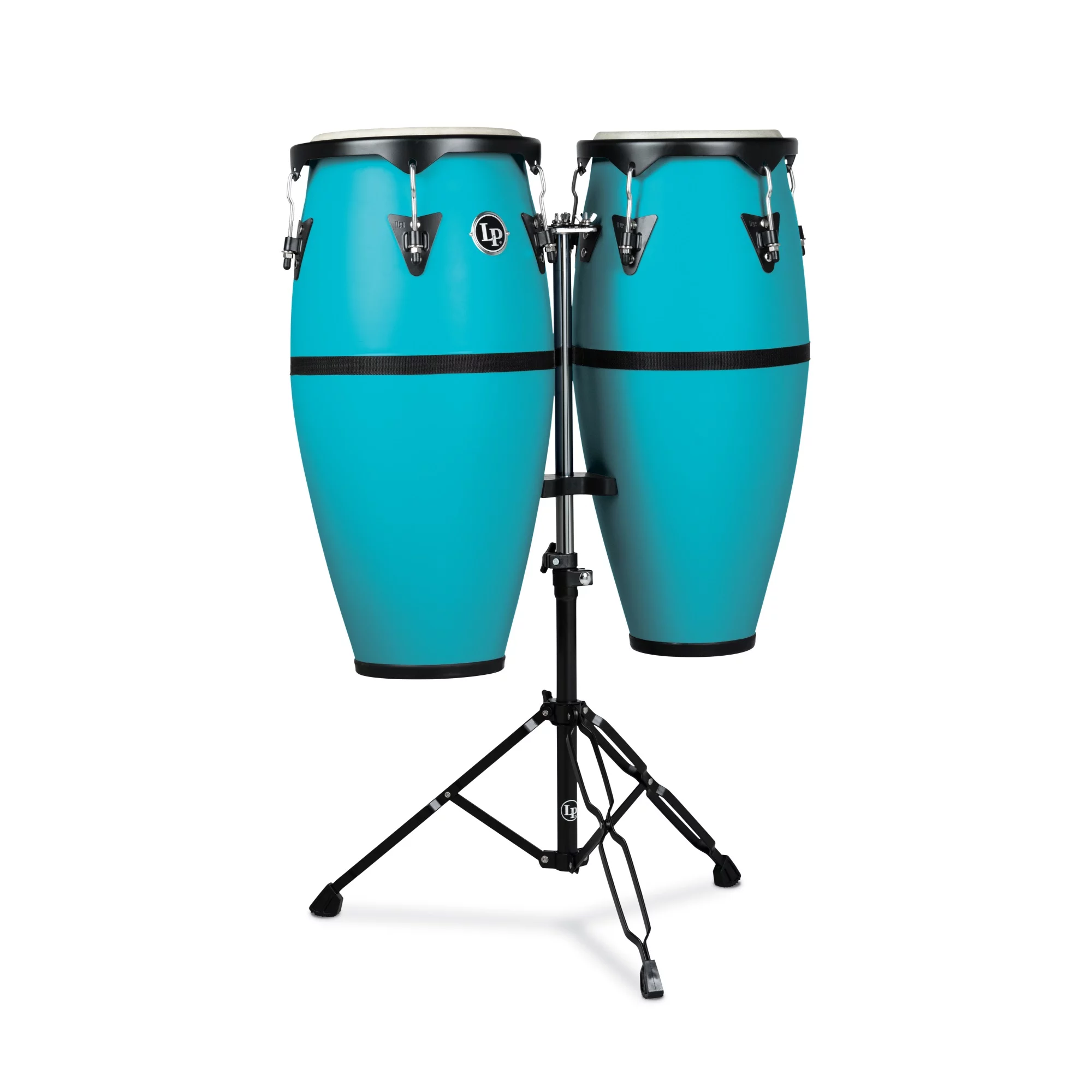 Latin Percussion Discovery Conga Set LP646D-SF with Stand - Sea Foam