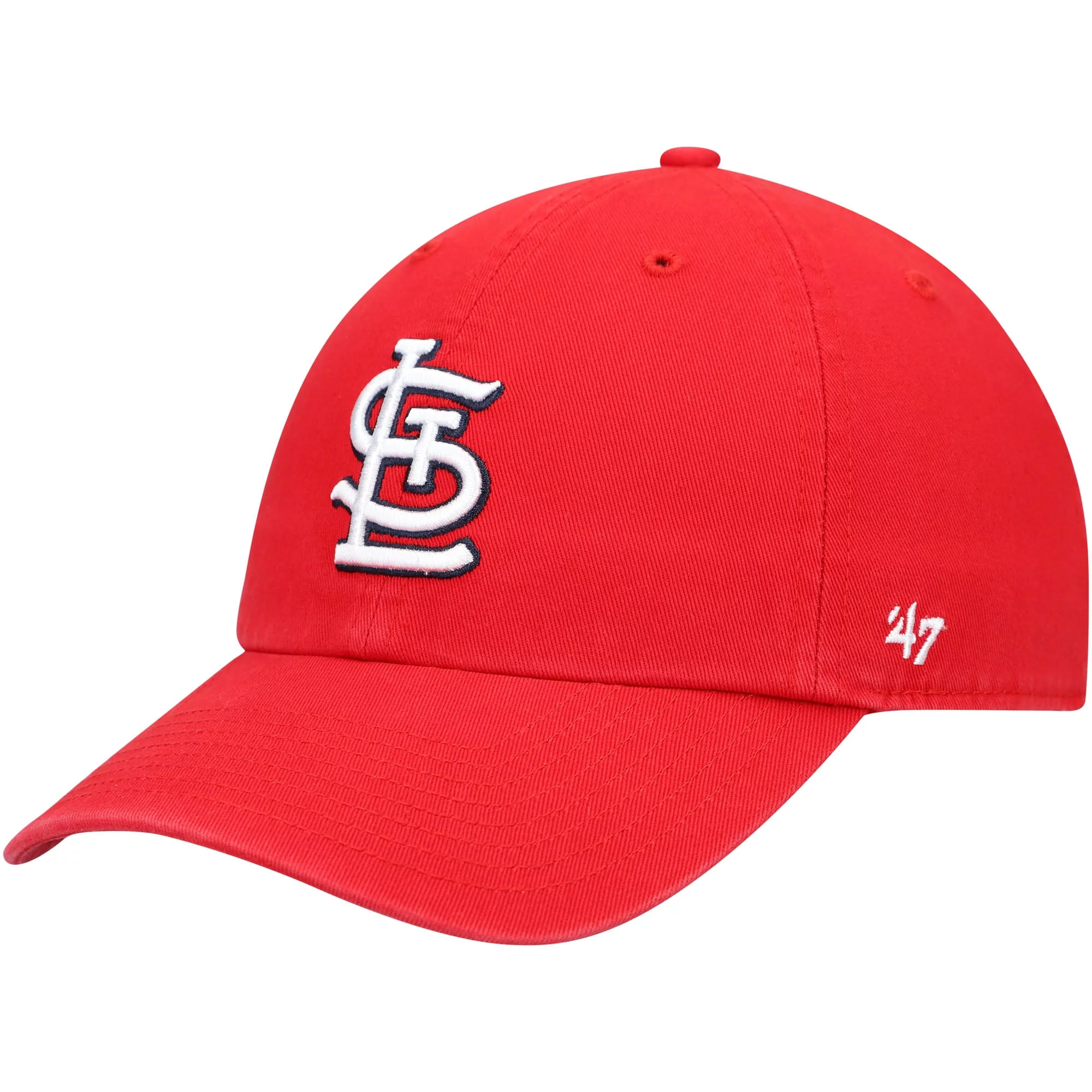 Men's '47 Red St. Louis Cardinals Heritage Clean Up Adjustable Hat - OSFA