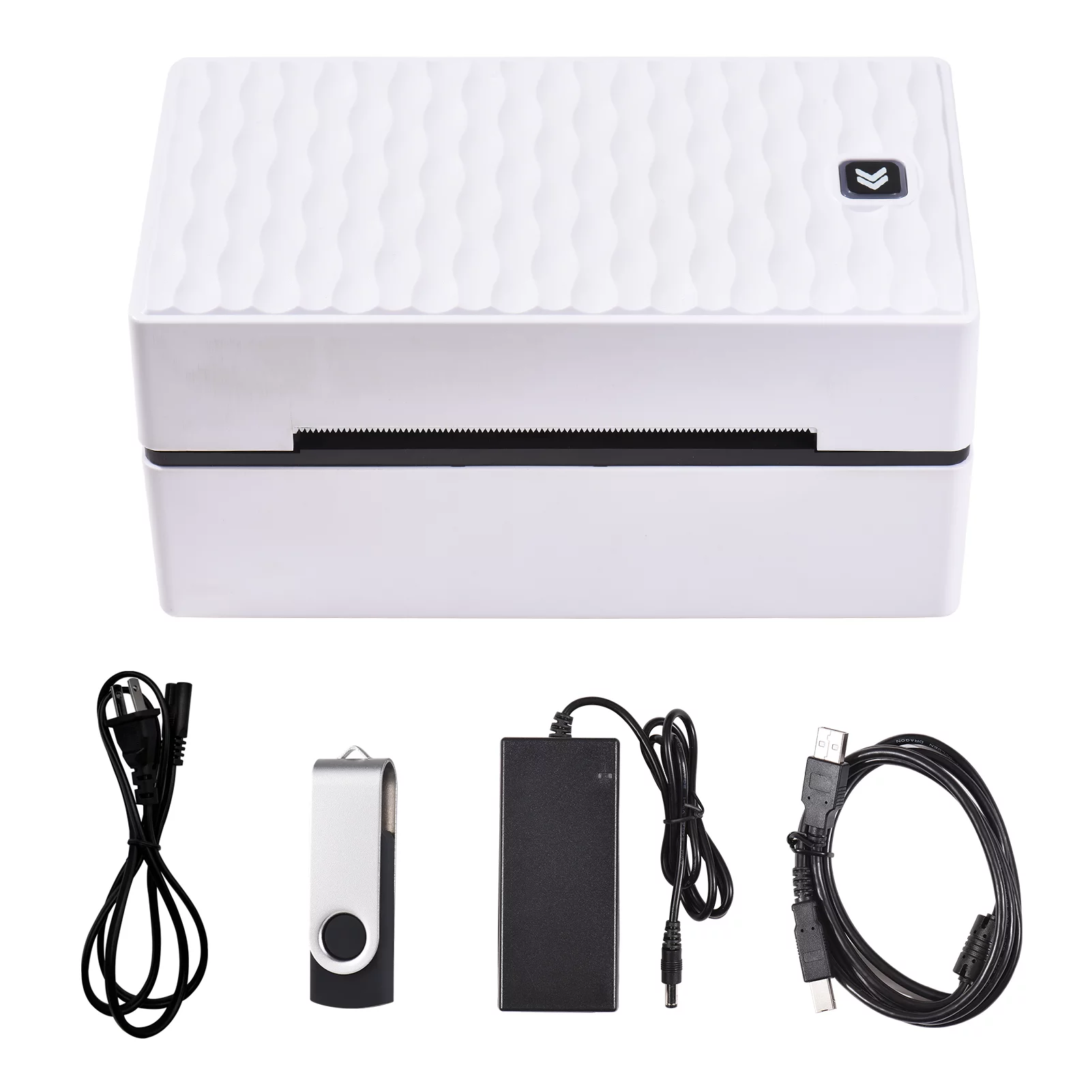 Arealer Desktop Thermal Label Printer for 4x6 Shipping Package Label Printing All in One Label Maker Wireless &USB Connection 180mms High Speed Thermal Sticker Printer Max.110mm Paper Width Compatib