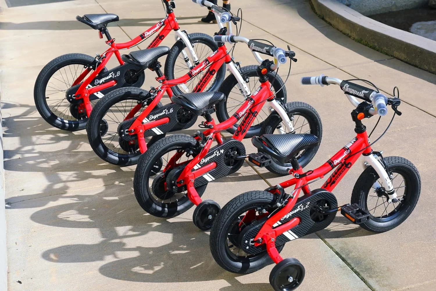 Duzy Customs 14-inch Orange Kids Bike with Five Minute Quick Assembly