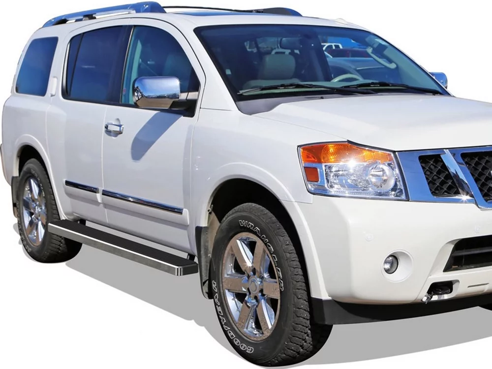 APS iBoard Running Boards 5 inches Compatible with Nissan Armada 2004-2016 (Nerf Bars Side Steps Side Bars)