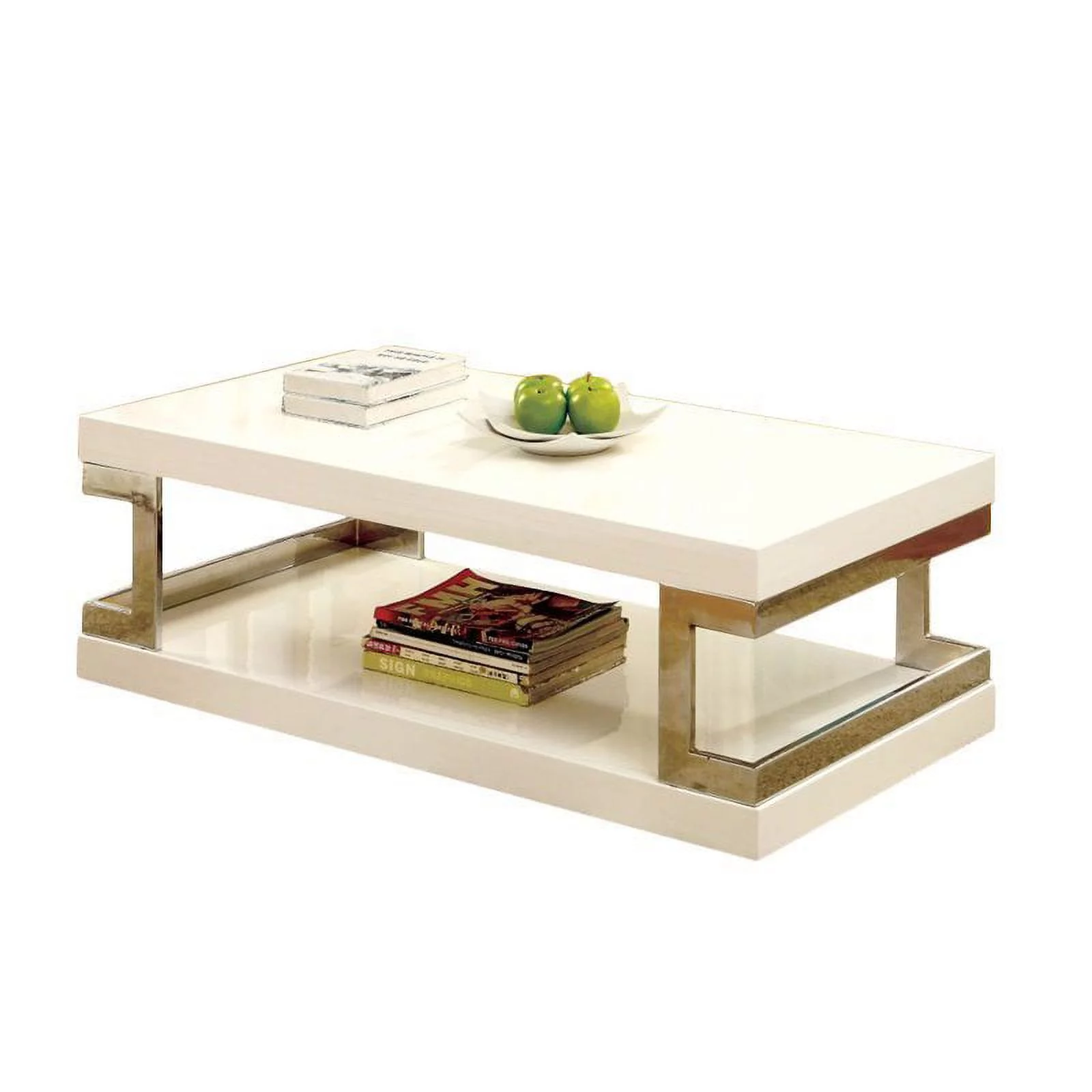 Bowery Hill Coffee Table in White
