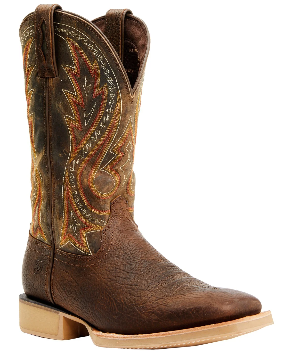 Durango Men's Rebel Pro Lite Performance Western Boot Broad Square Toe Brown 9.5 D(M) US