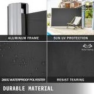 SKYSHALO Retractable Side Awning 236