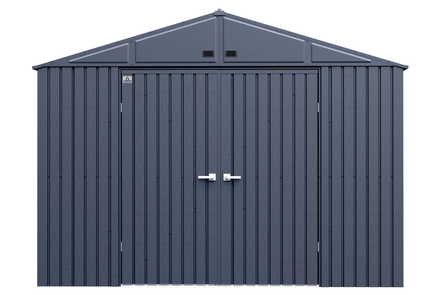 Arrow Elite Steel Storage Shed, 10x14, Anthracite