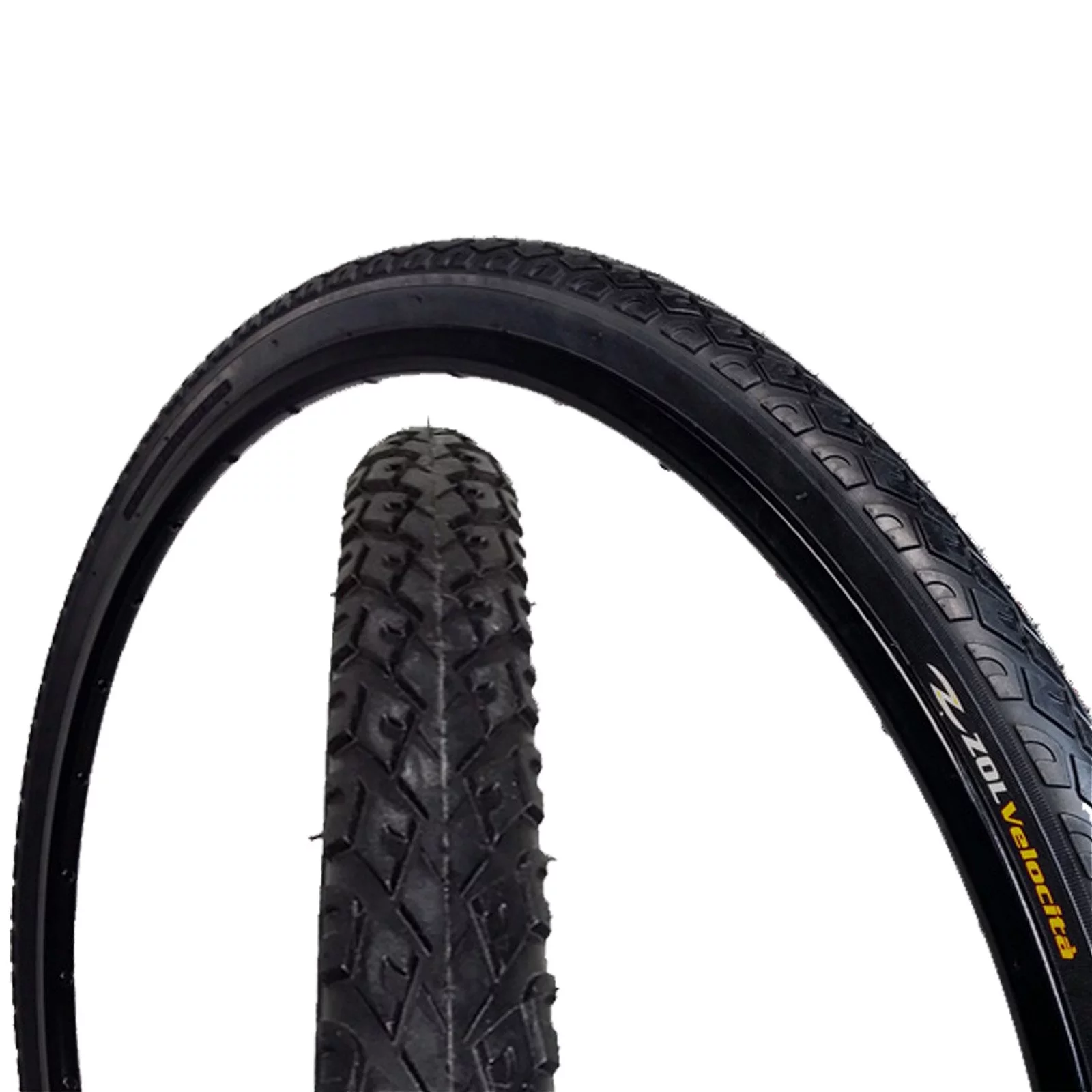 Zol Bundle 2 Pack Z2011 Urban Hybrid Tires and Tube 700x38C, French 48MM Valve