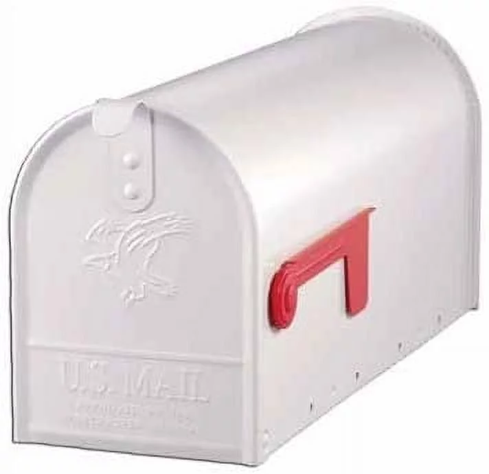 Solar Group E11W White Elite Premium Steel Mailbox