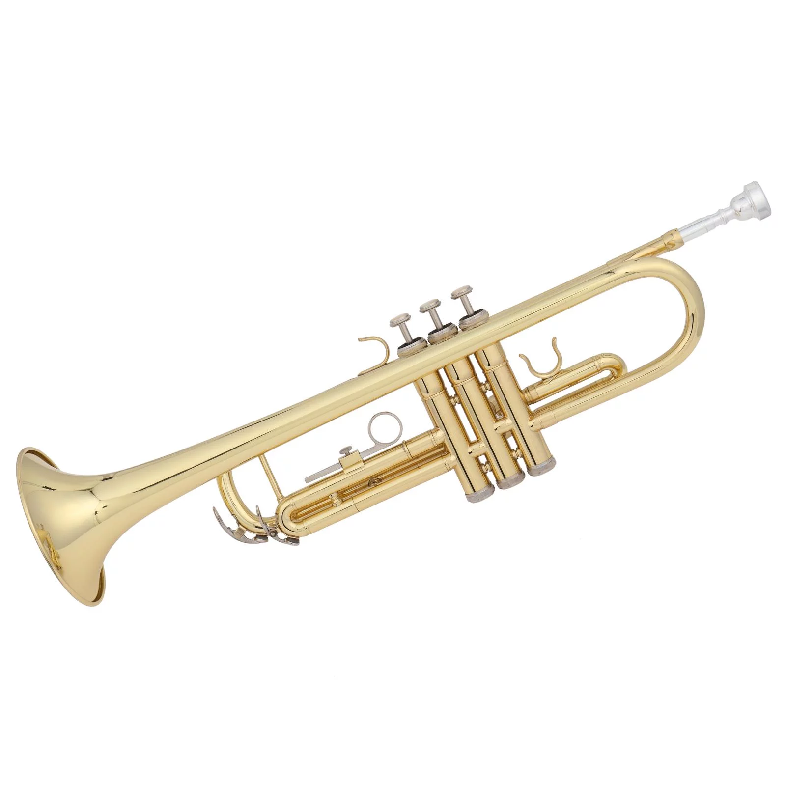 GoDecor Beginner Bb Tone Adjustable Trumpet Set with Case for Student School Band