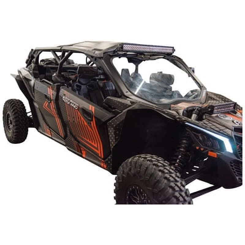 Tusk UTV Fender Flare Kit Black For Can-Am Maverick X3 Max X DS Turbo R 2018