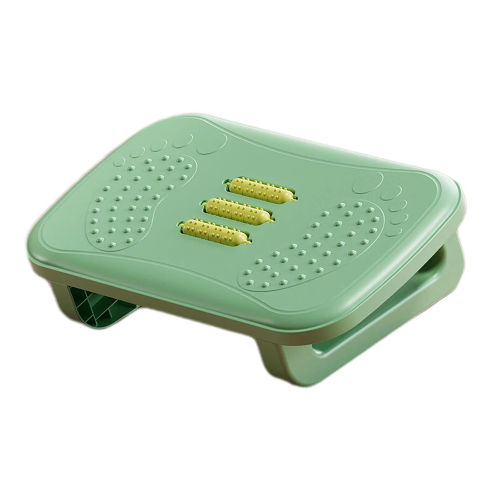 koolsoo Foot Rest under Desk Foot Stool Comfortable Feet Stand with Roller Massage Leg Rest for Car Gaming Women Men Living Room