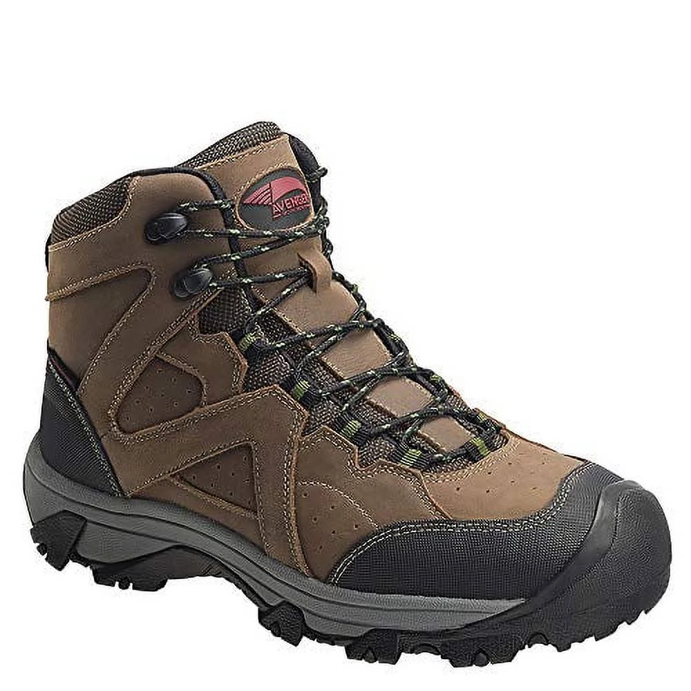 FSI FOOTWEAR SPECIALTIES INTERNATIONAL NAUTILUS Avenger Men's 6-inch Crosscut Steel Toe Waterproof PR Work Boots Brown - A7710