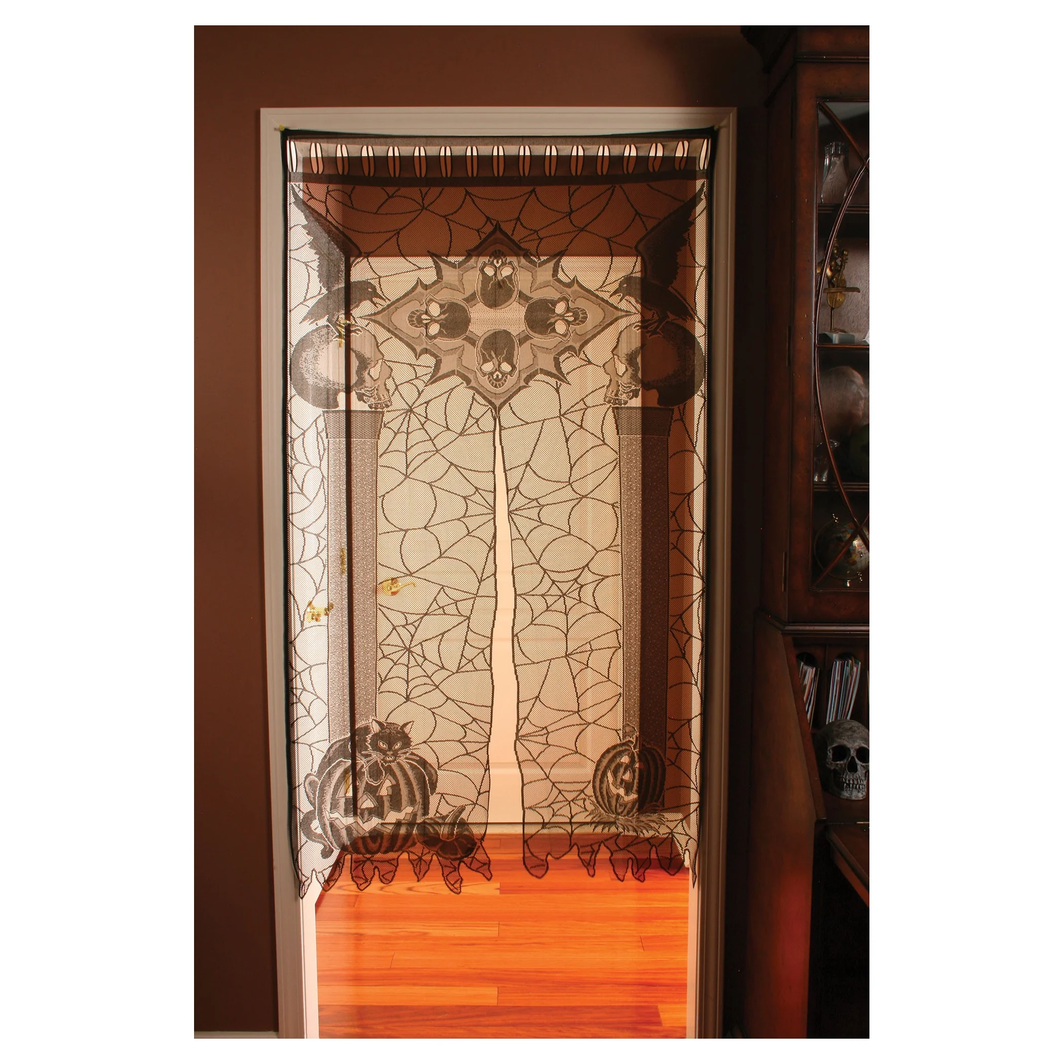 Fun World Lace Columns Spider Web Hanging 36