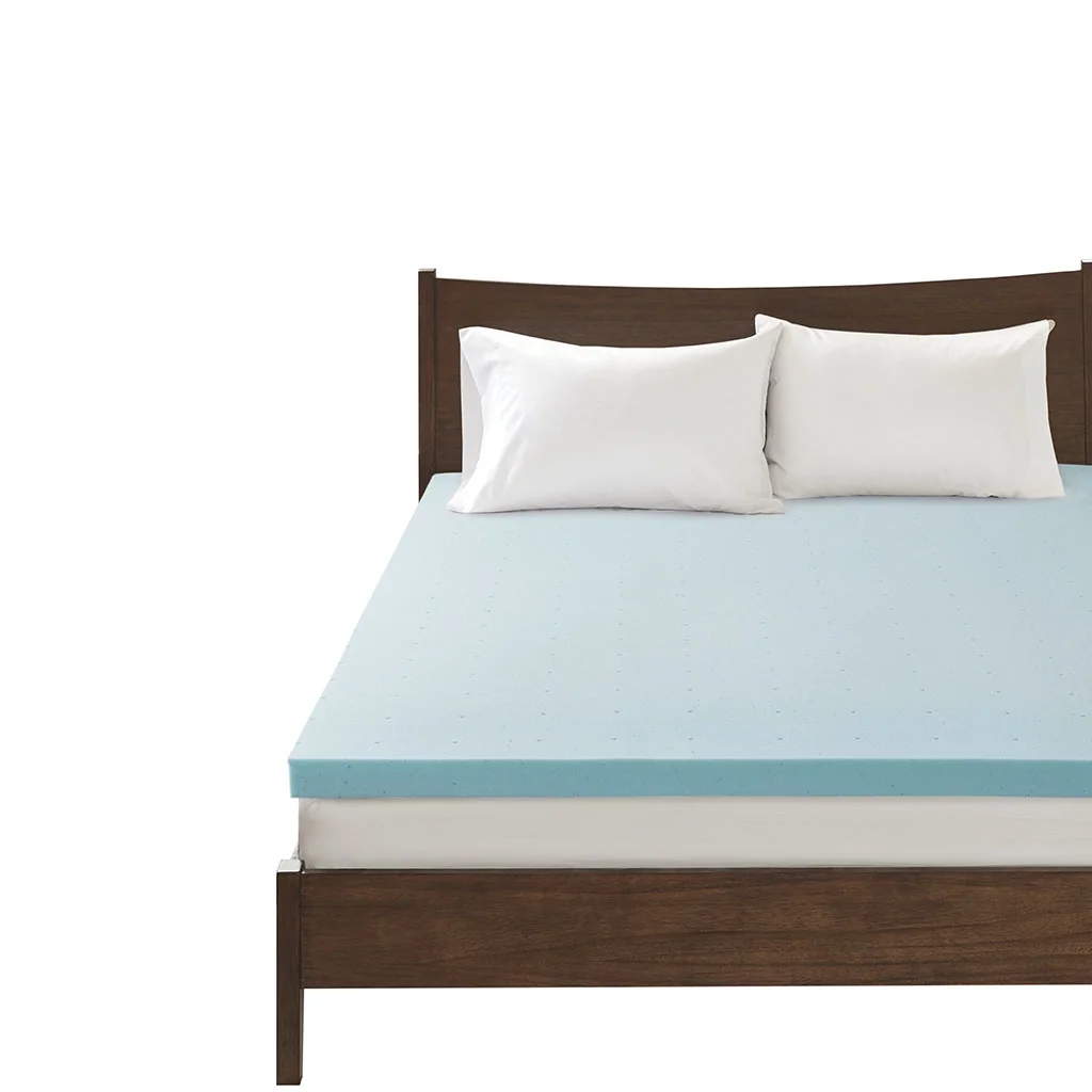 Gracie Mills Henrietta 2-inch Gel Memory Foam Mattress Topper with Cooling Cover - GRACE-7918