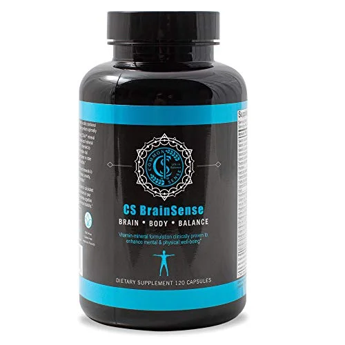BrainSense Mood Stabilizer & Brain Supplement - Enhance Mood, Mental Clarity, Brain Booster & Cellular Health - Nootropic Supplement & Micronutrients for Brain Fog by CommonSenseWW, 120 Capsules