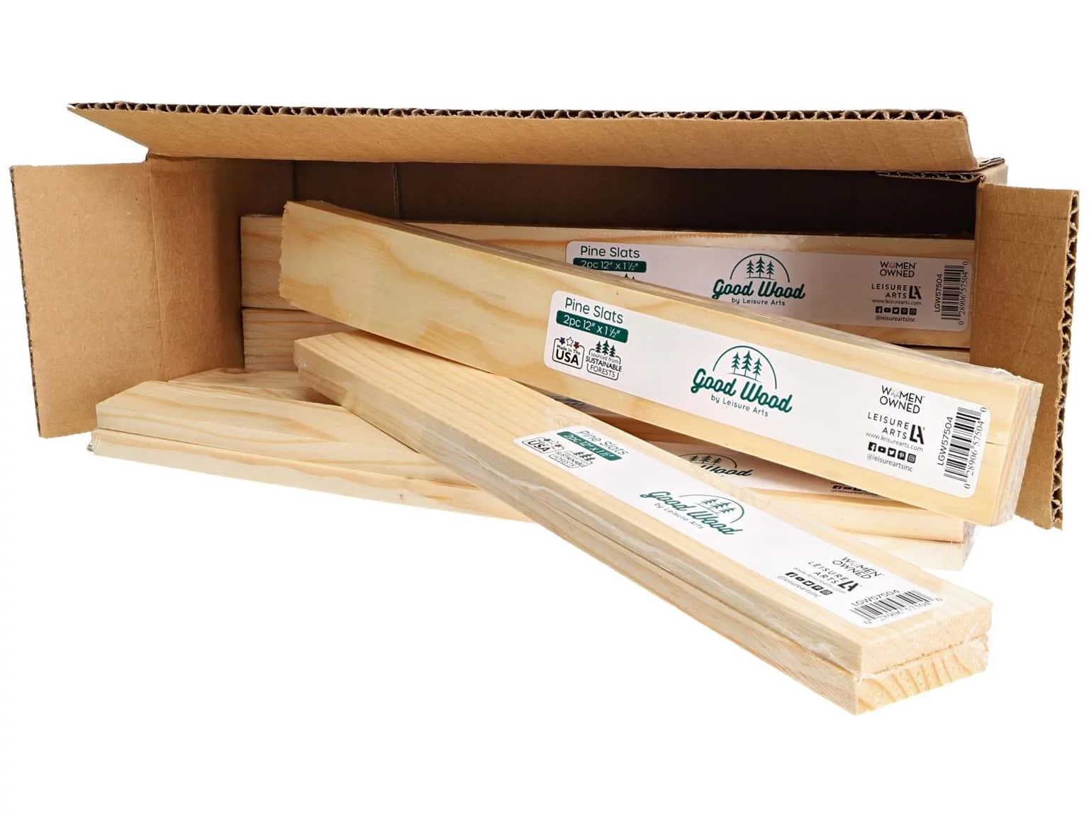 Good Wood by Leisure Arts Planks 12