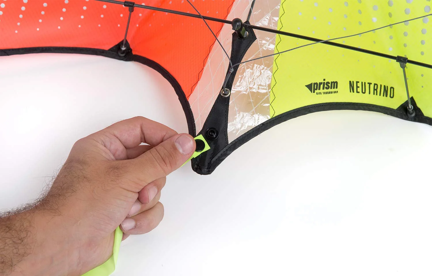 Prism Kite Technology Neutrino in Yellow and Green
