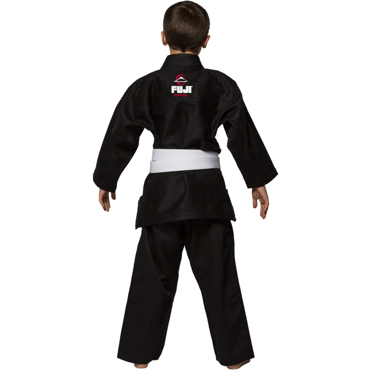 Fuji All Around BJJ Kids Black Gi (Single Weave)