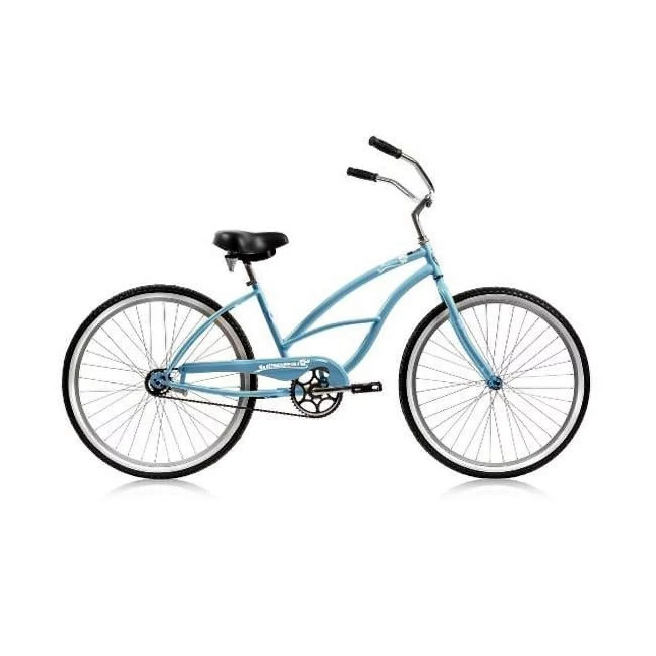 Micargi  26 in. Pantera Womens Beach Cruiser Bicycle- Baby Blue