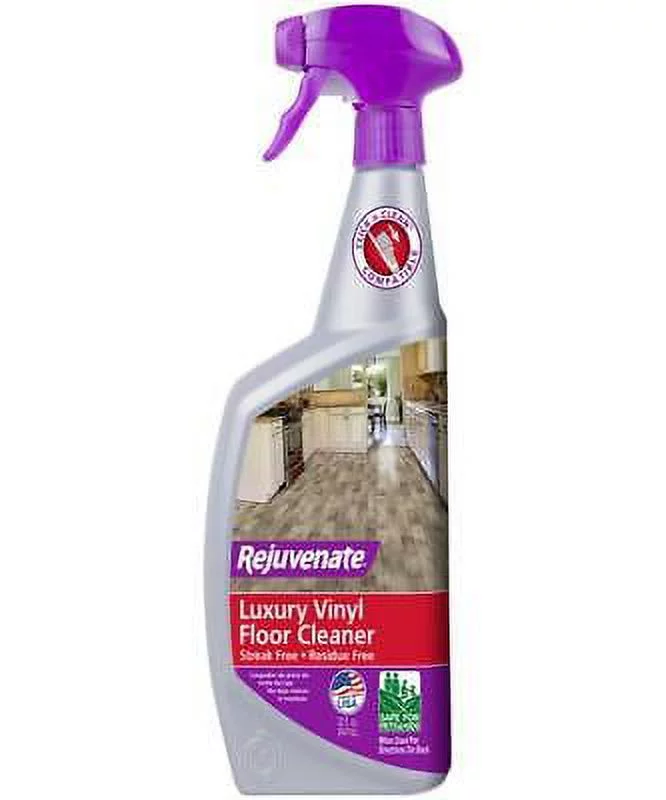 Rejuvenate Luxury No Scent Vinyl Tile Floor Cleaner Spray 32 oz. (Pack of 6)