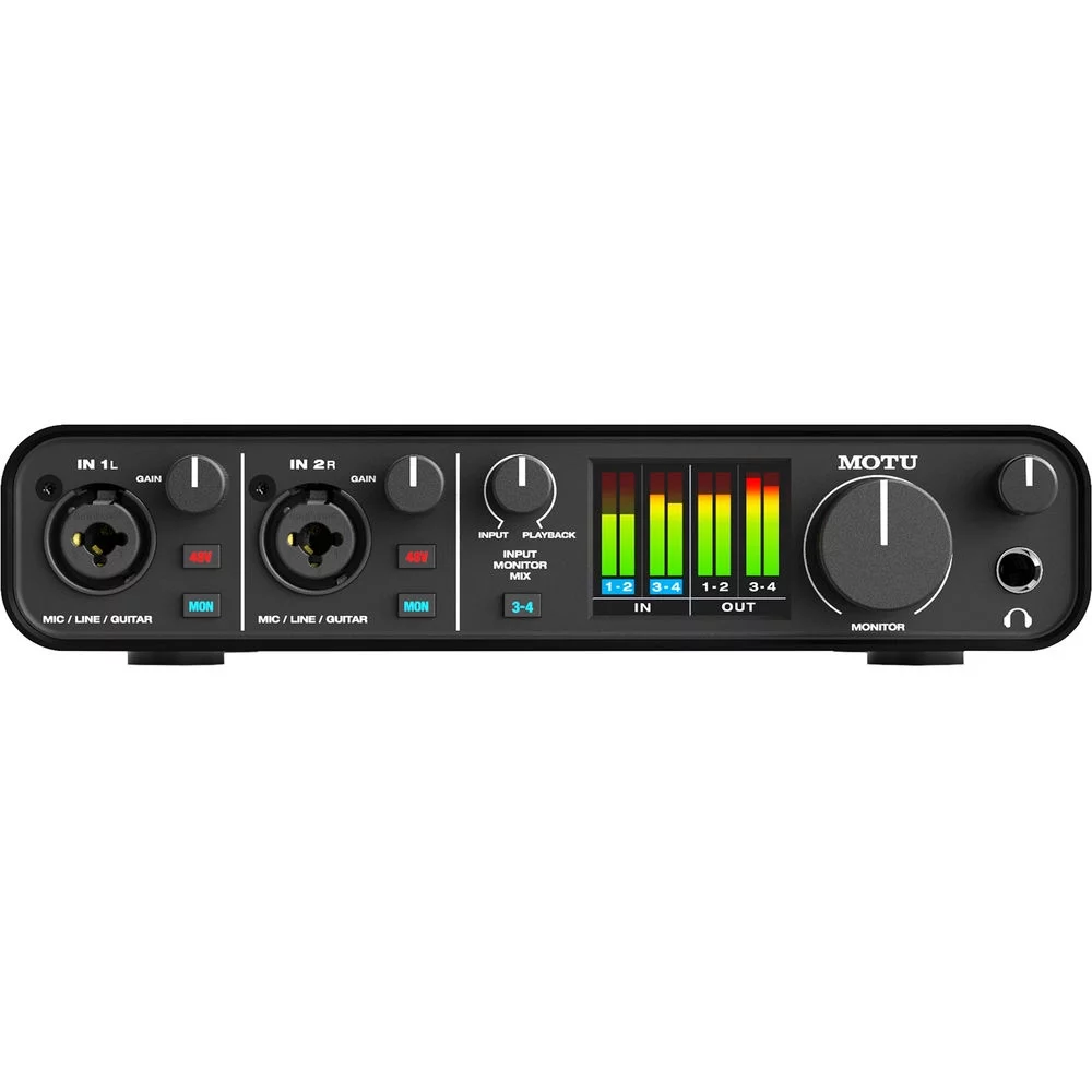 Rode NT1-A Vocal Large-Diaphragm Cardioid Condenser Microphone Bundle with MOTU M4 Desktop 4x4 USB Audio/MIDI Interface