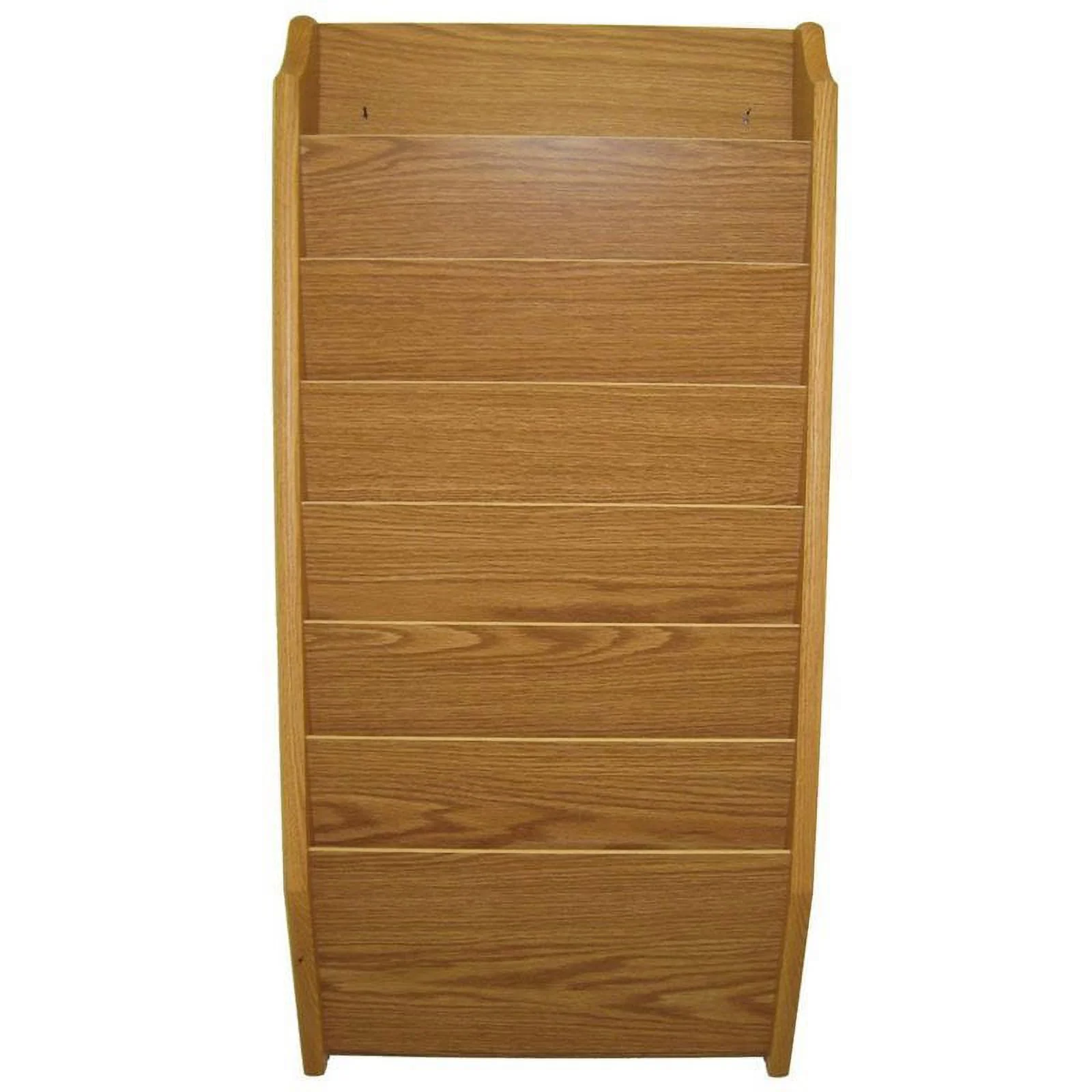 Scranton & Co 7 Pocket Legal Size Wall File Holder in Light Oak