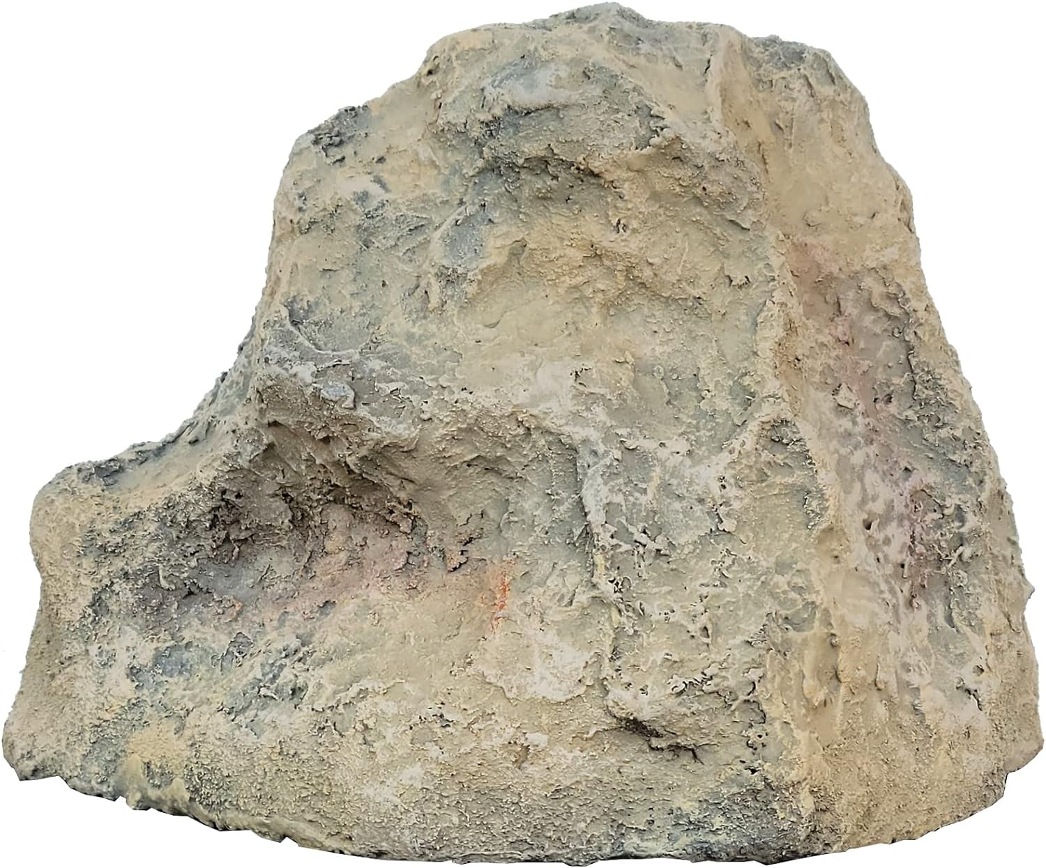 Artificial Rock Faux Rock Pump Cover Hollow Landscape Decoration Artificial Rock Cover Fiberglass Painted Mock Rock Small Beige 9 In H X 13 In W X 16 In L