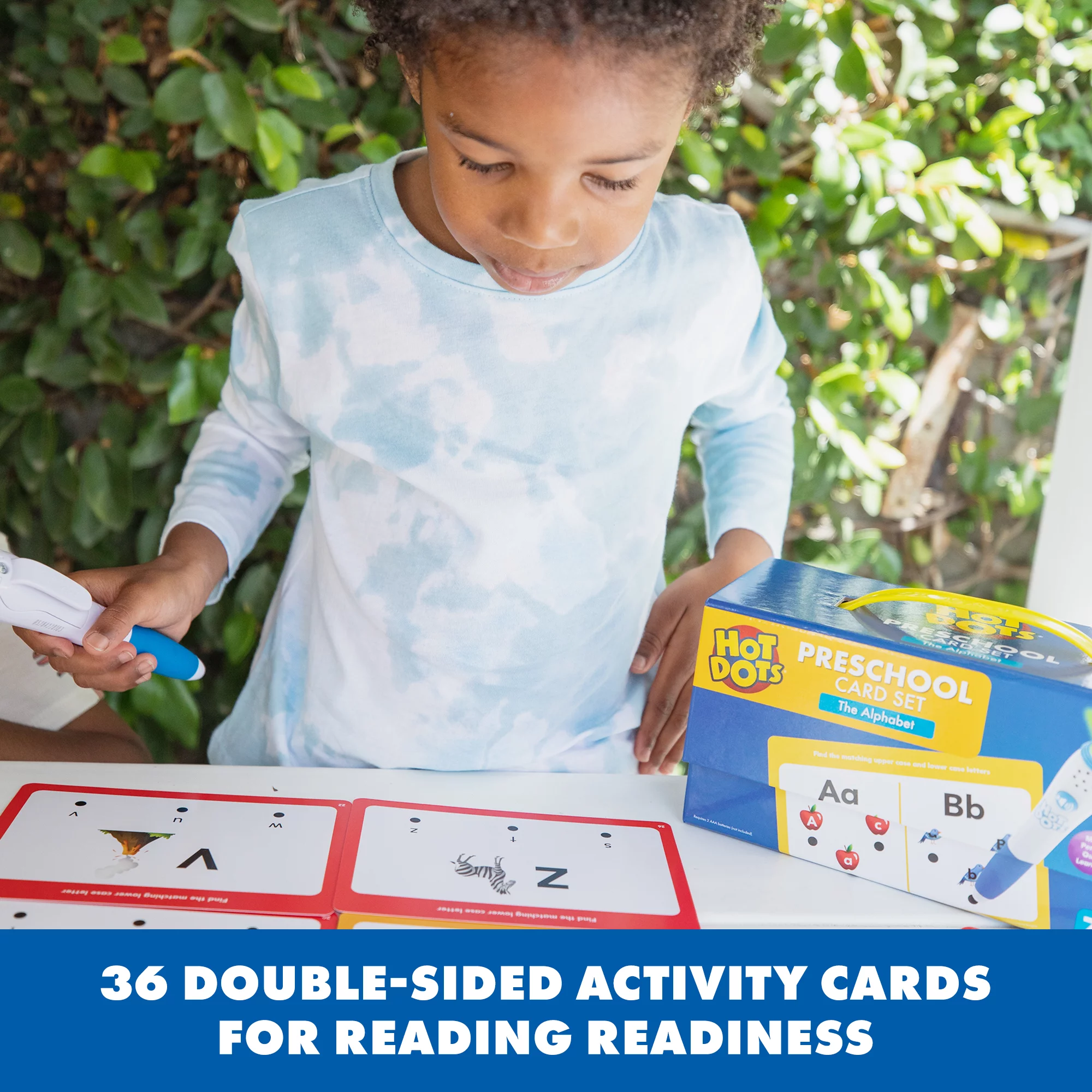 Educational Insights Hot Dots Alphabet Flashcard Set with Interactive Pen, 72 Activities, Ages 3+