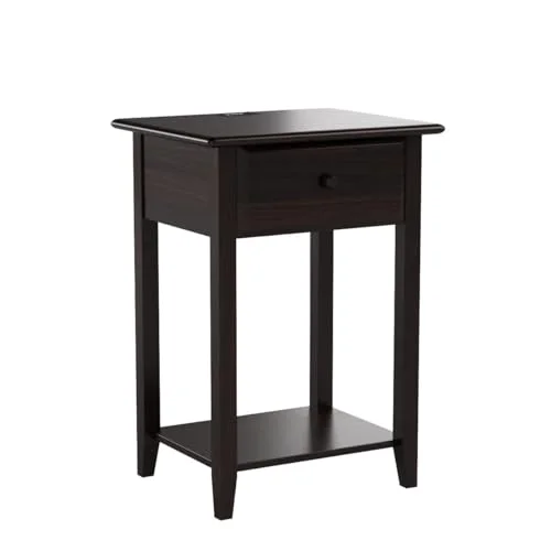 Nightstand with Charging Station of USB Ports, 18