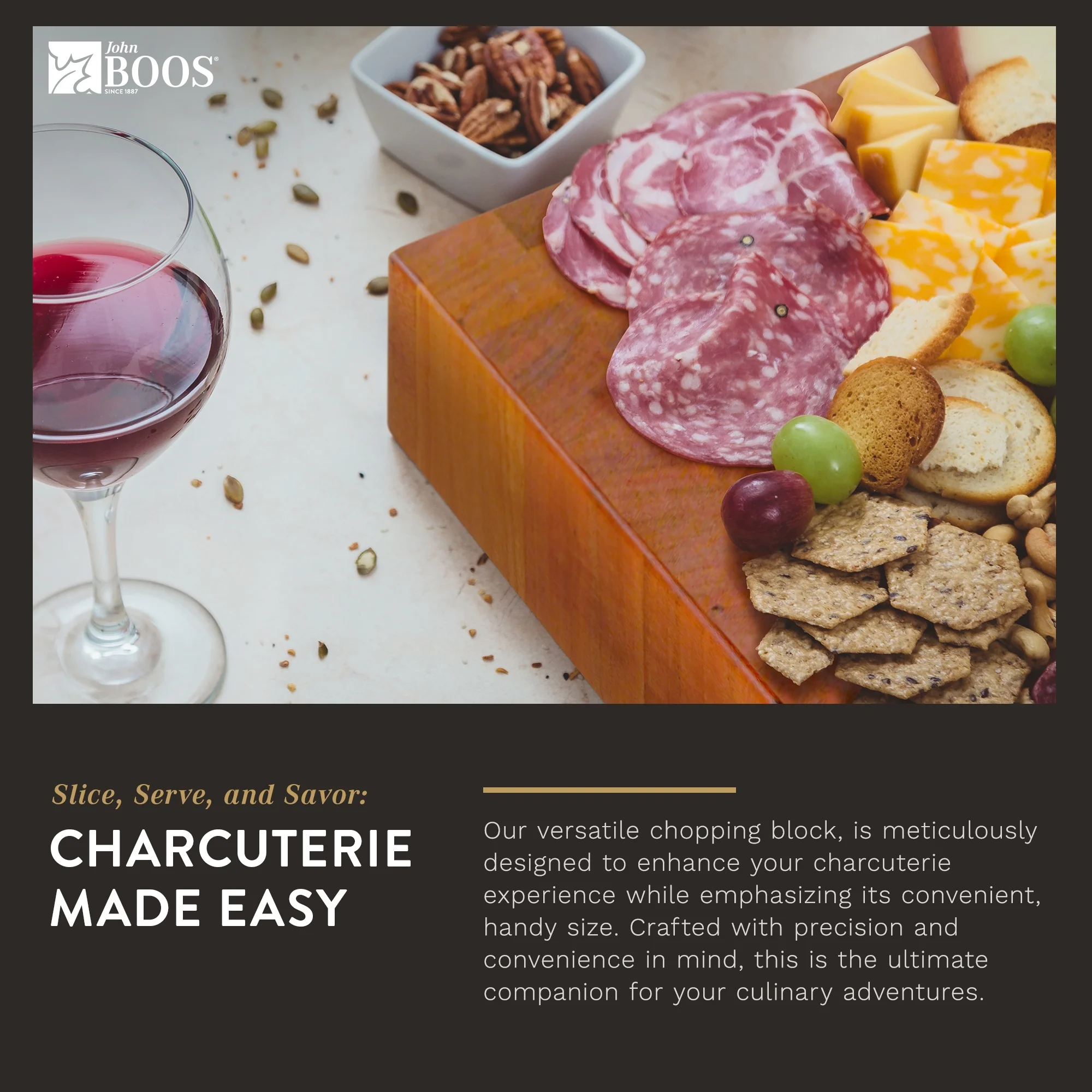 John Boos CCB Reversible Wood Chopping Board, 14