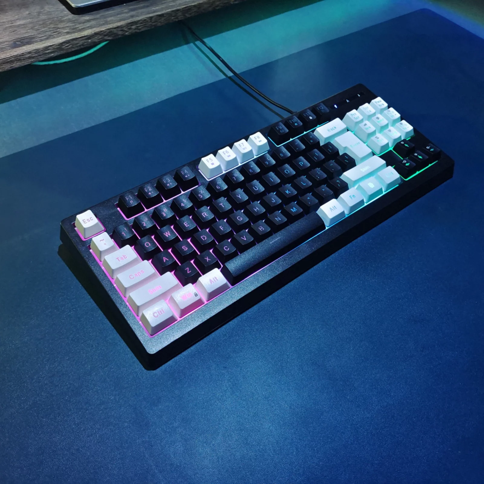 Keyboard,Wired K87 Adjustable A877 Wired But Super Feel Buzhi Conflict-free Membrane But 25-key Conflict-free Membrane Eryue 87-key Huiop