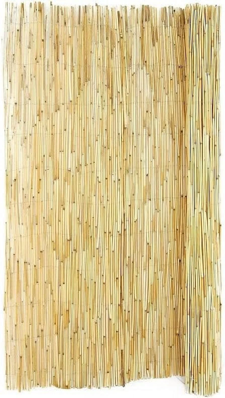 Backyard X-Scapes Decorative Reed Fence for Outdoor Garden and Backyard Privacy Natural 48 in H x 96 in L (4-Pack)