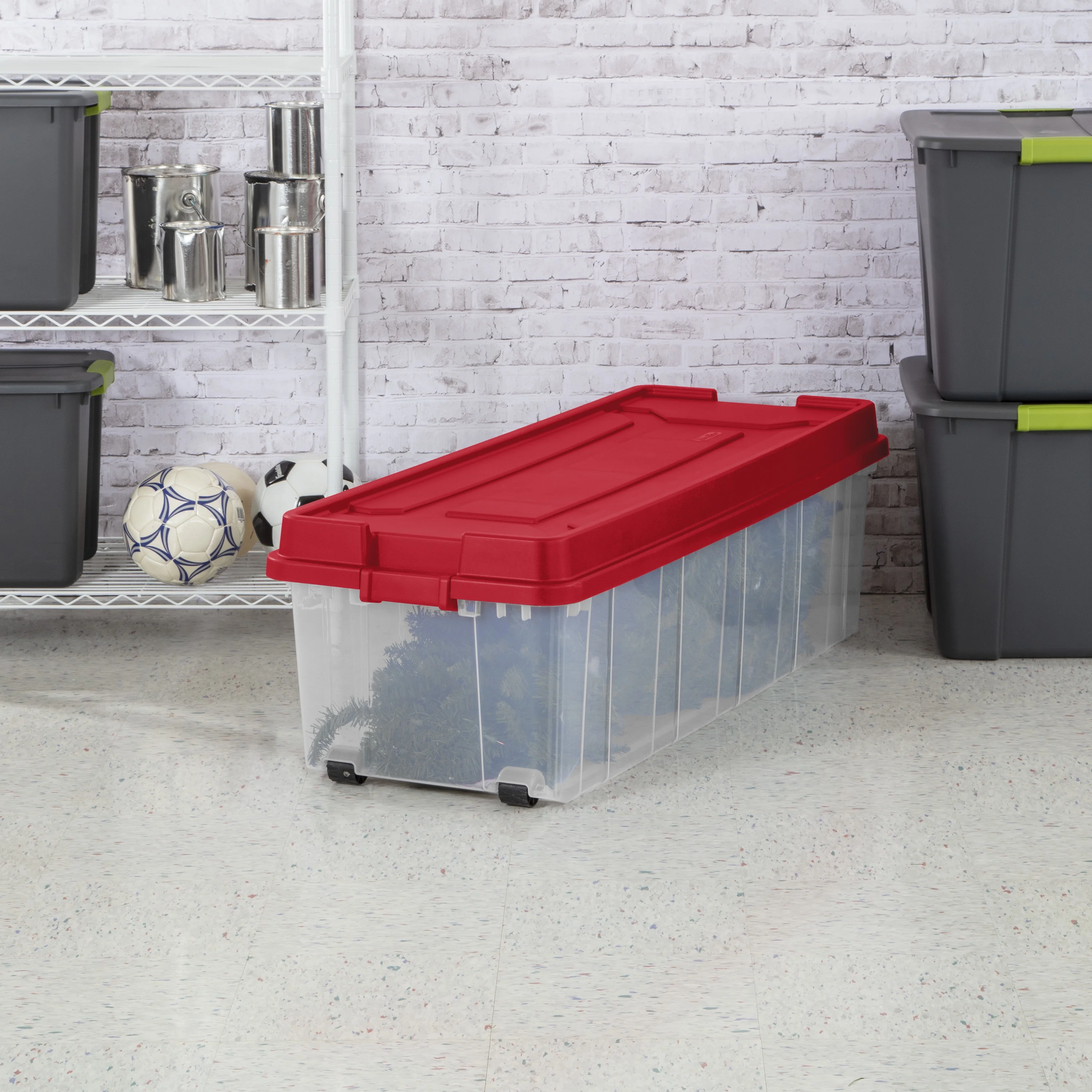 Sterilite Tree Box Plastic, Infra Red