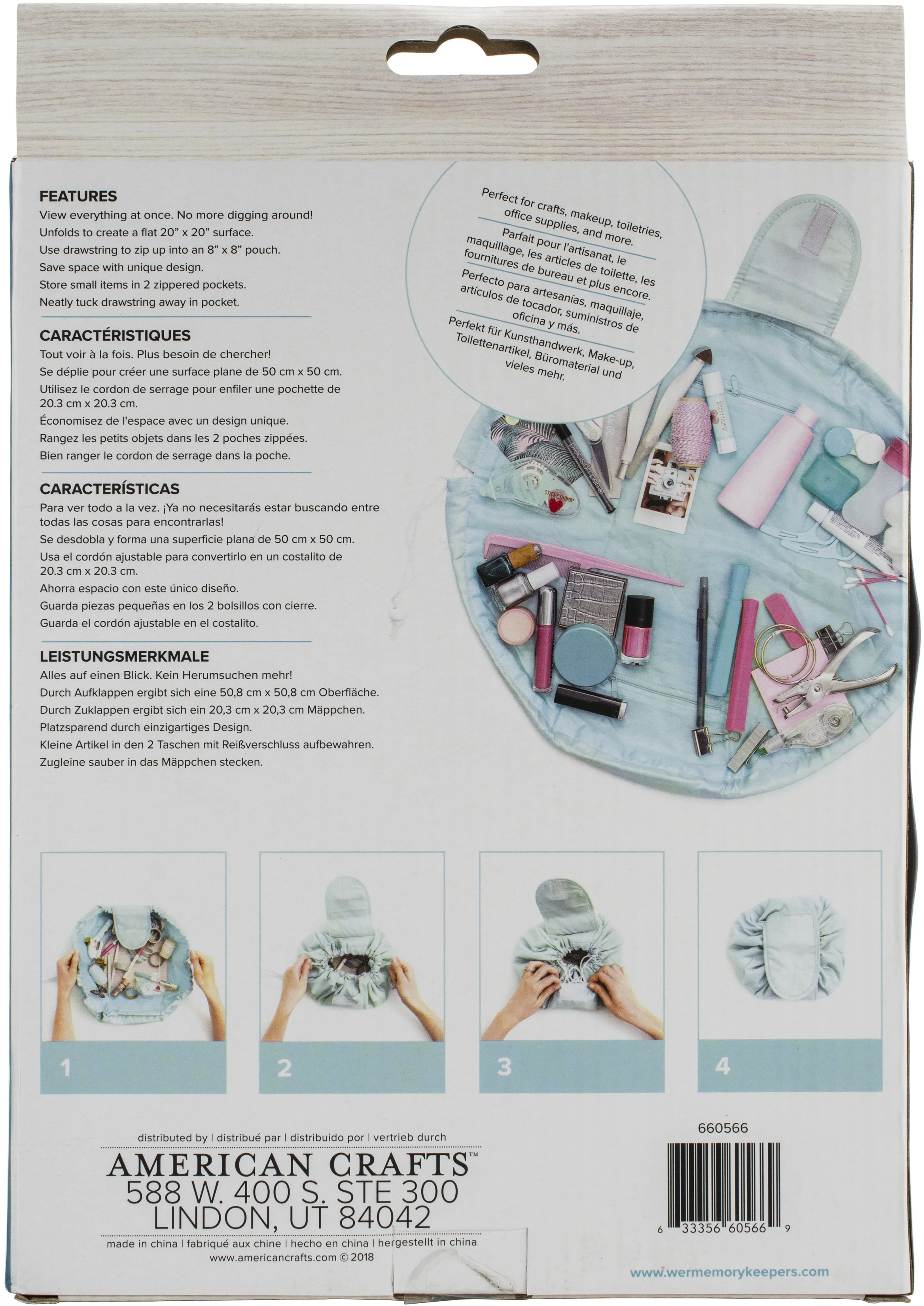 We R Memory Keepers Bloom Pouch-Mint