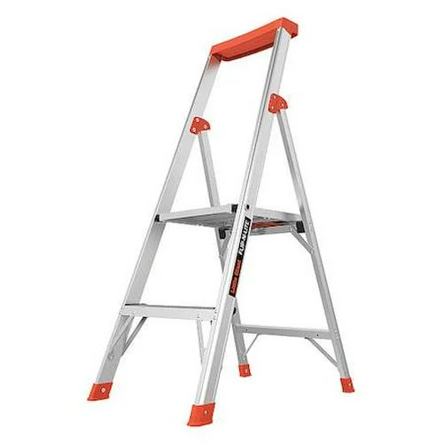 4 ft Aluminum Platform Stepladder, 300 lb Capacity