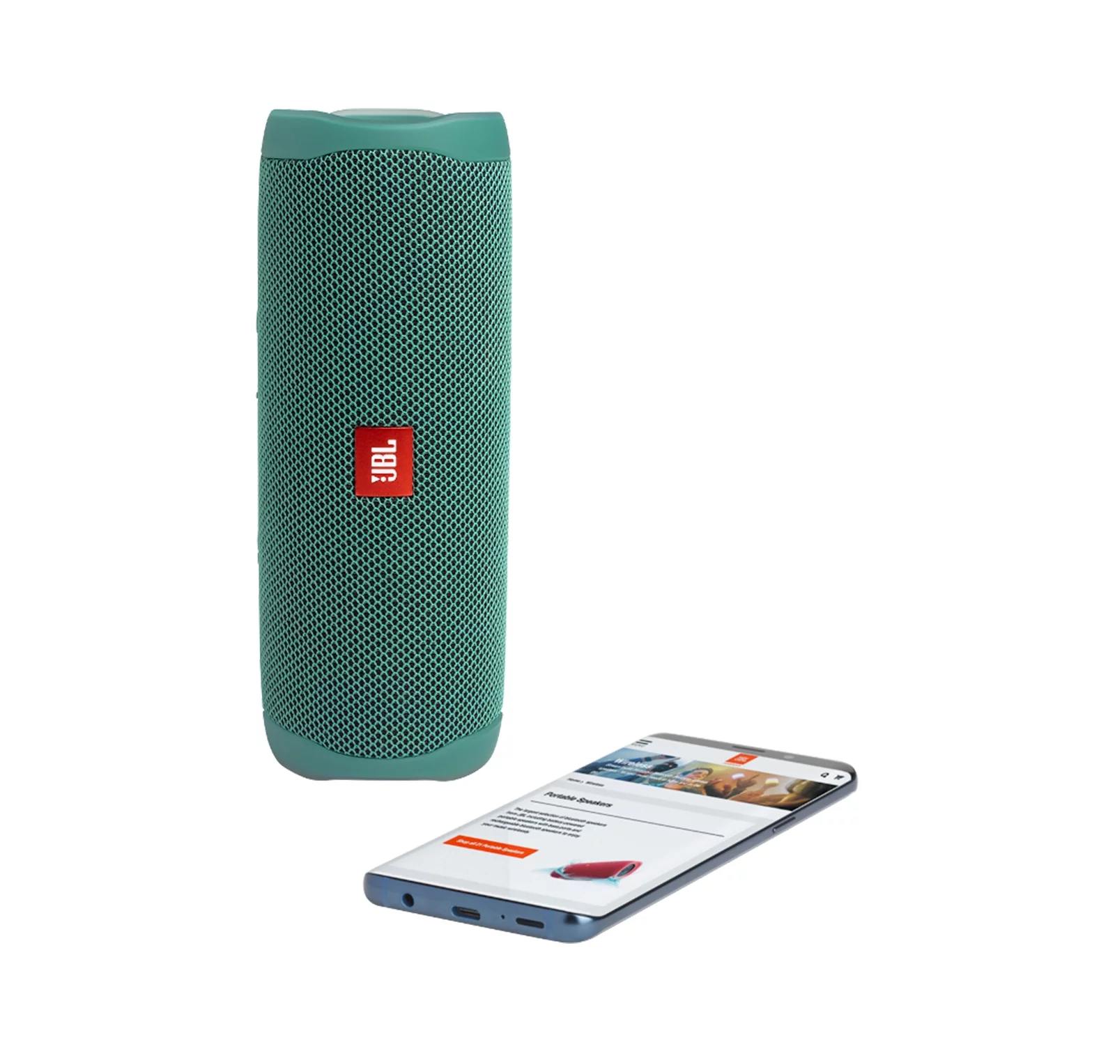 Open Box JBL Flip 5 ECO Green Portable Bluetooth Speaker