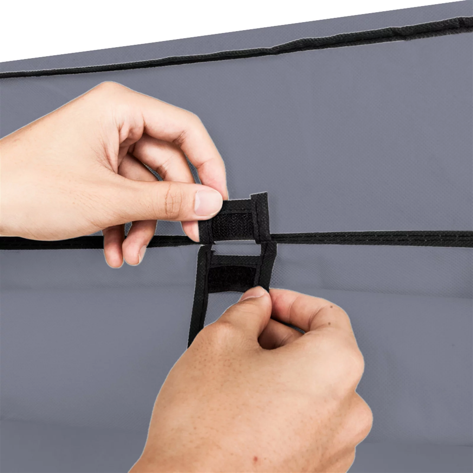 10-Tier Shoe Rack with Dustproof Cover, Closet Shoe Storage Organizer Cabinet - Gray, Space-saving, Dustproof, Portable - Ideal for Shoe Lovers and Small Spaces.