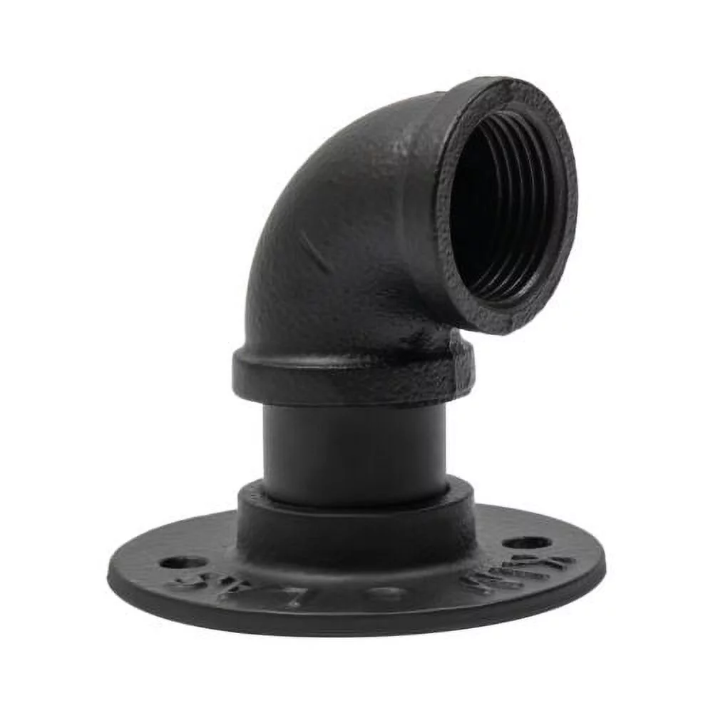 5ft Wall-mounted Handrail Stair Hand Rails Staircase Pipe Metal Handrail Black