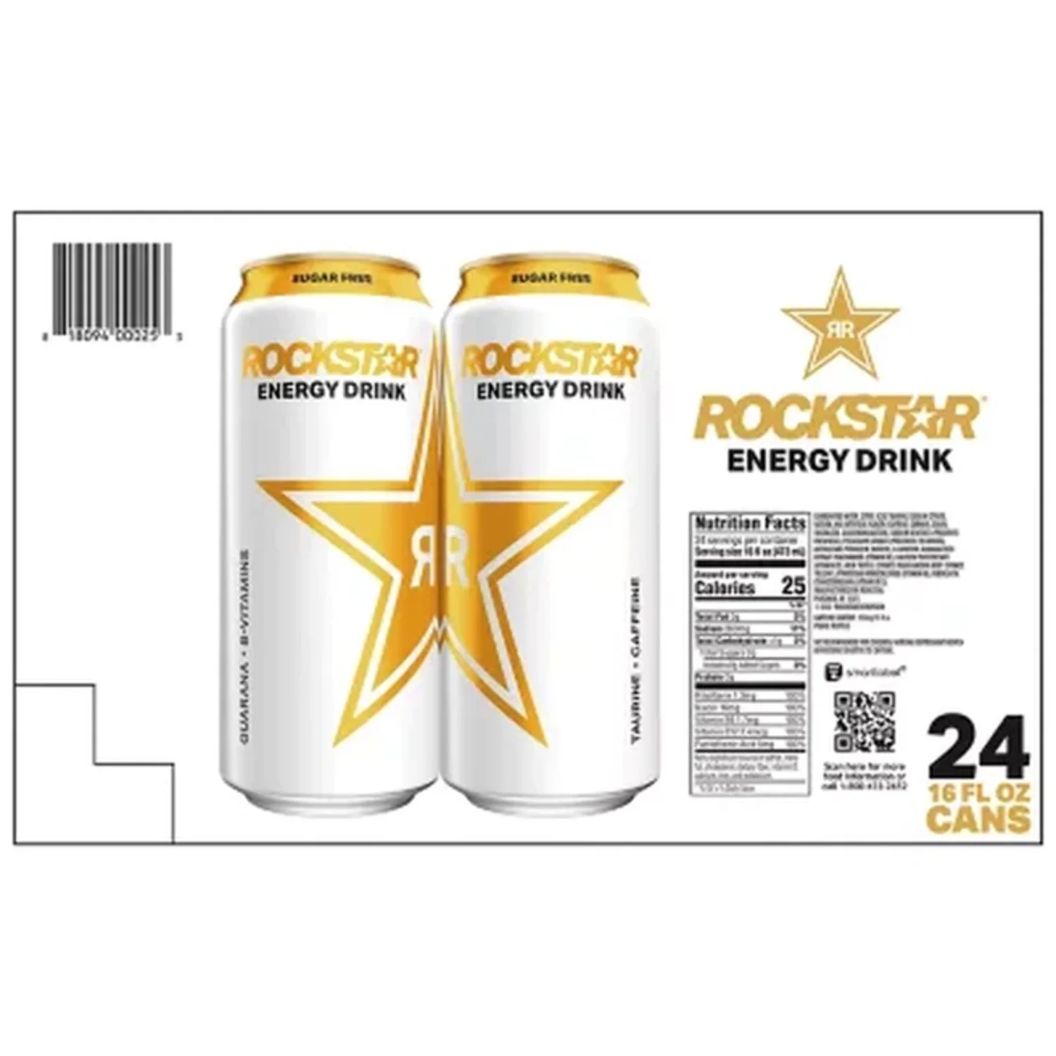 Rockstar Sugar Free Energy Drink (16 Fl. Oz., 24 Pk.)
