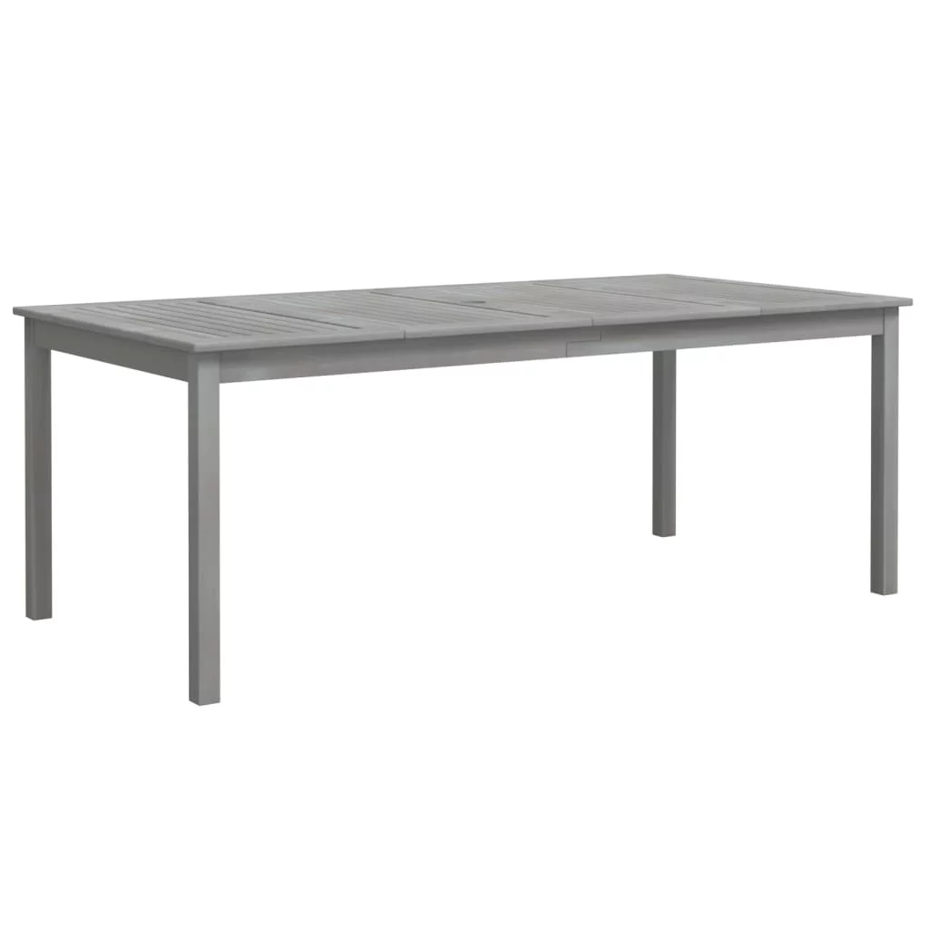 Andoer Patio Table Gray 78.7