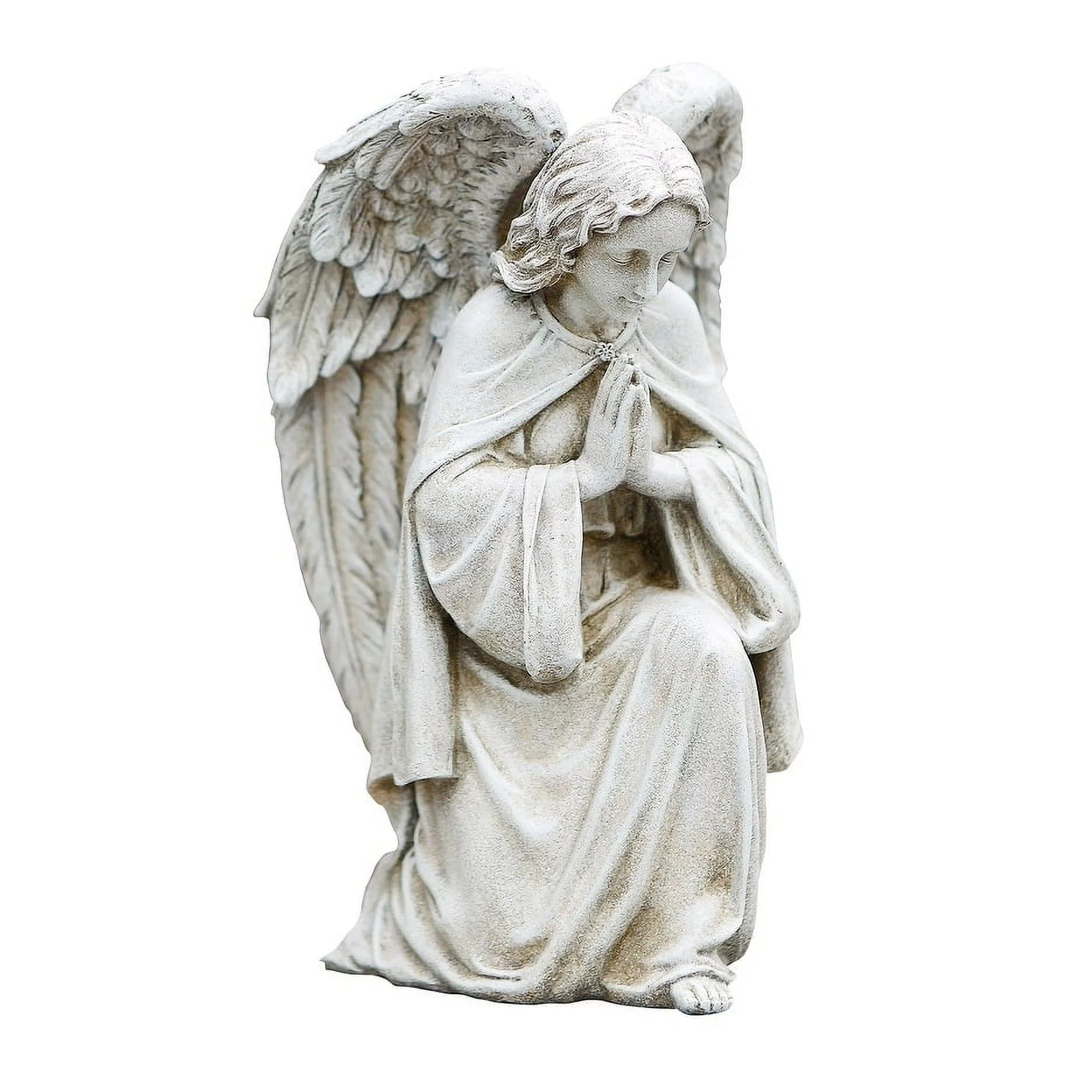 CB Catholic VC844 12 in. Praying Angel Garden Statue