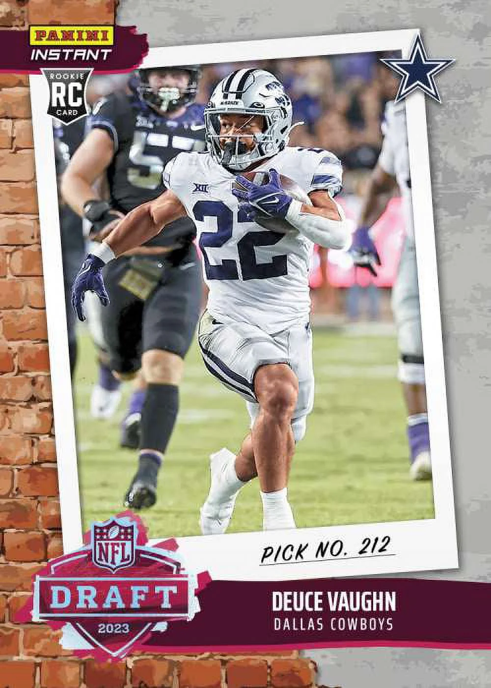 NFL 2023 Instant Draft Night Football  Deuce Vaughn DN7 (Rookie Card)