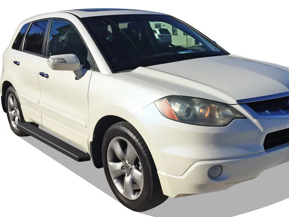 APS iBoard Running Boards 5 inches Matte Black Compatible with Acura MDX 2007-2010 (Nerf Bars Side Steps Side Bars)
