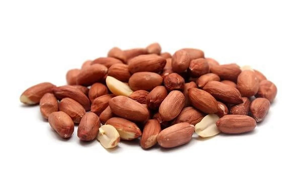 Peanuts Raw Redskin (Unsalted) 5 Pounds Bag Bulk