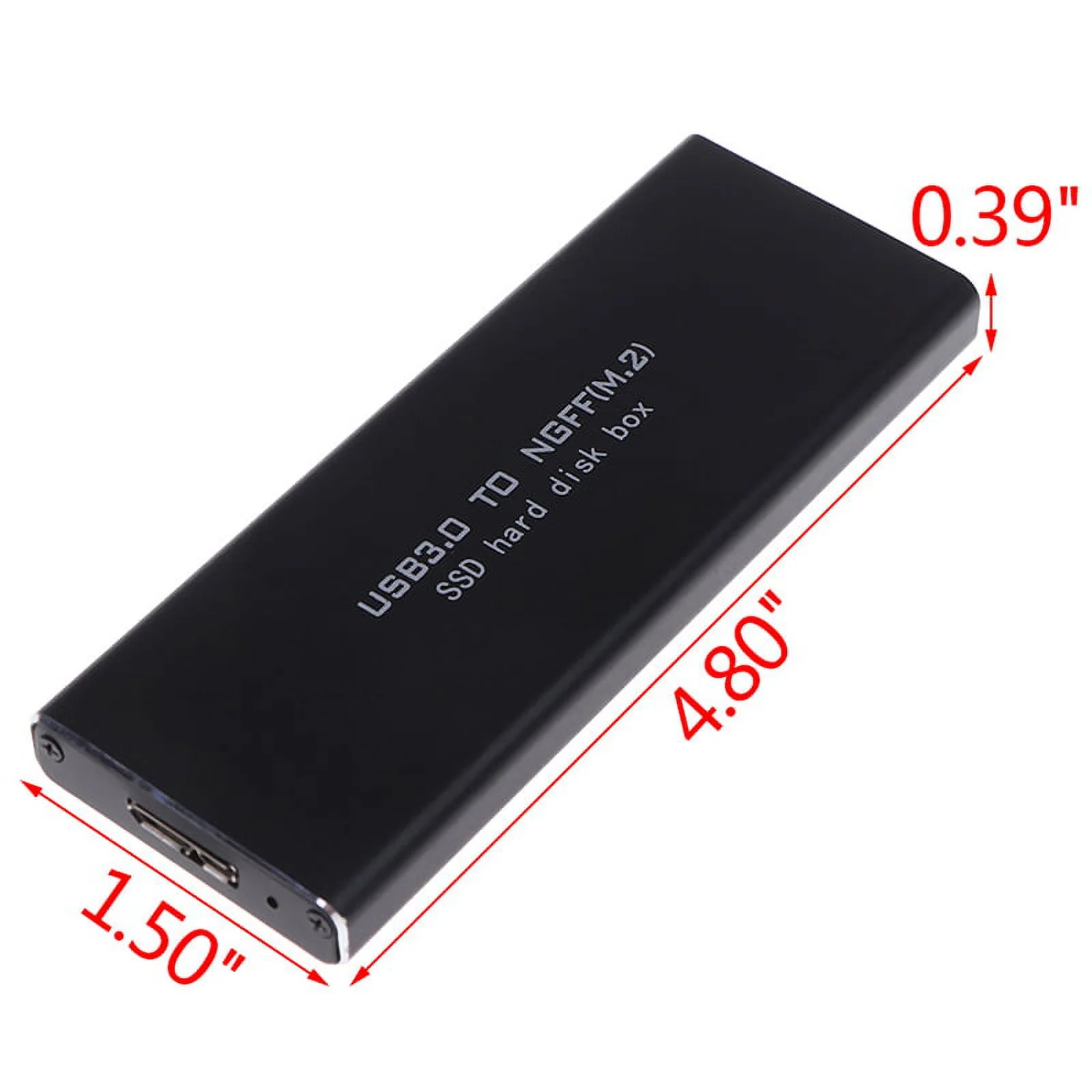 USB-C M.2 NGFF Hard Drive Enclosure B Key SATA SSD Reader to USB 3.0 Adapter