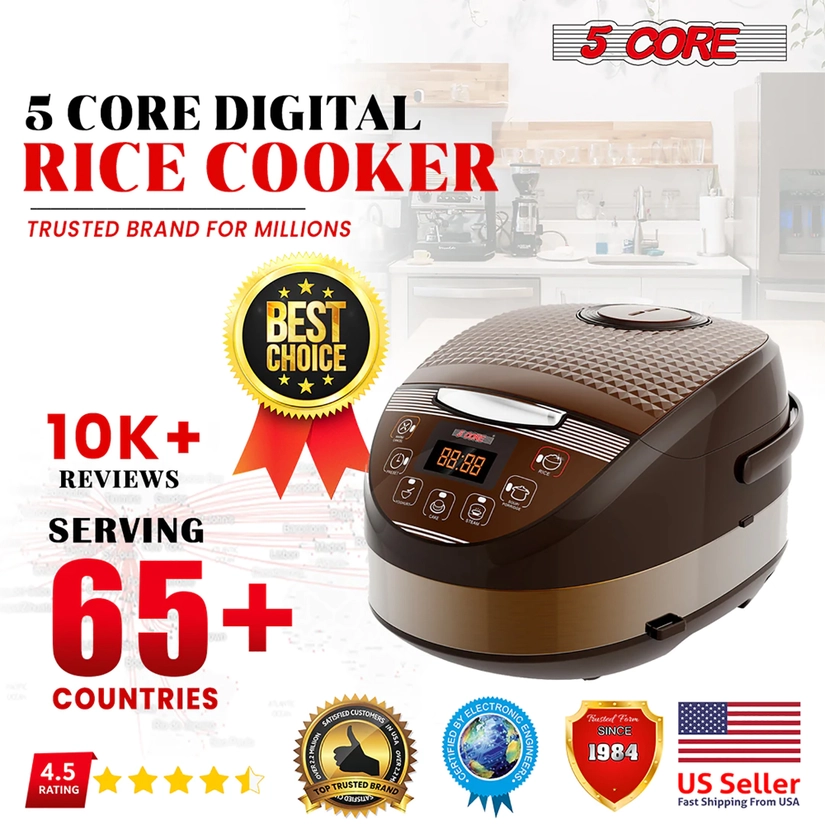Asian Rice Cooker Electric Rice Maker W 15n1 Touch Screen