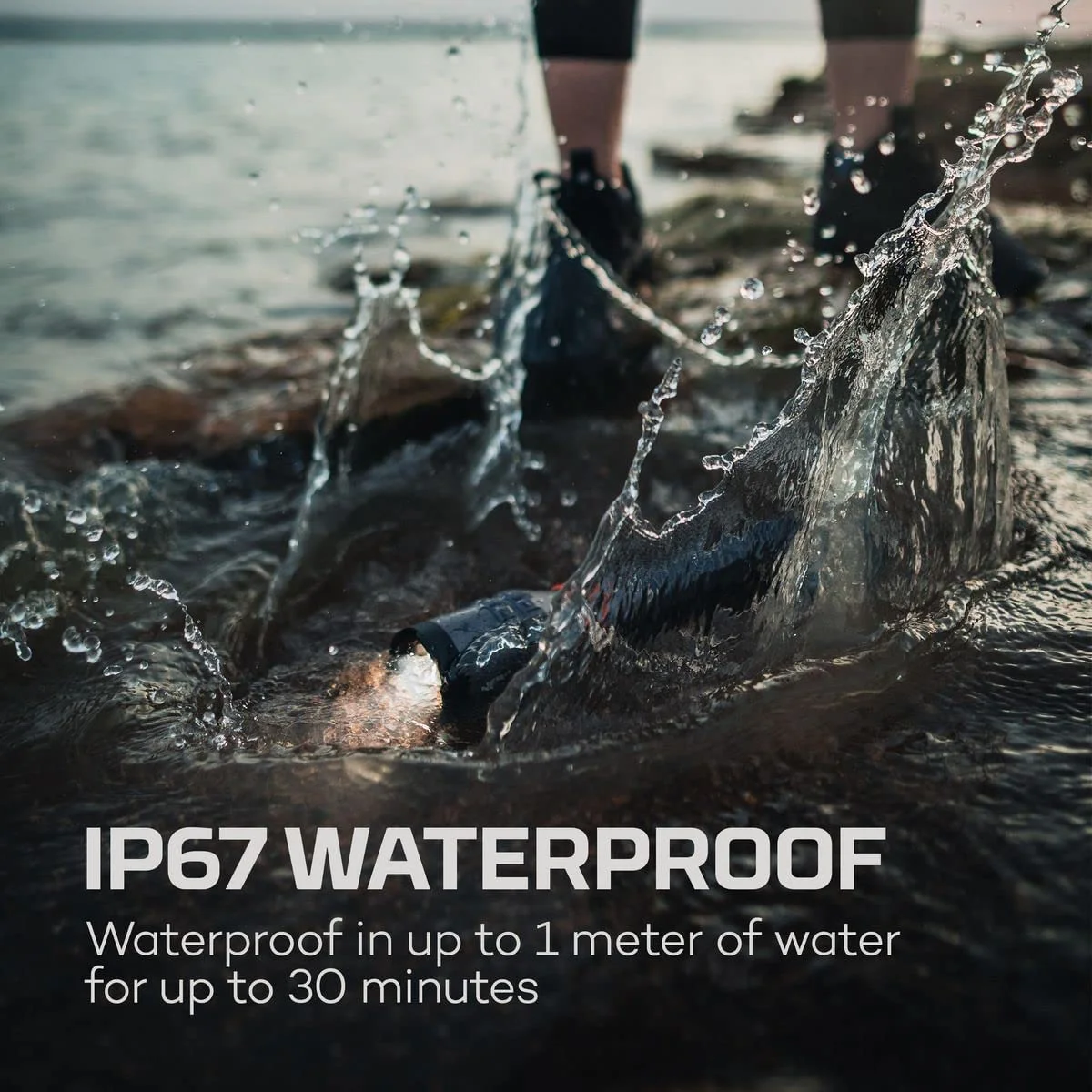 NEBO Davinci 8000 Powerful, Rechargeable and Waterproof Handheld Flashlight